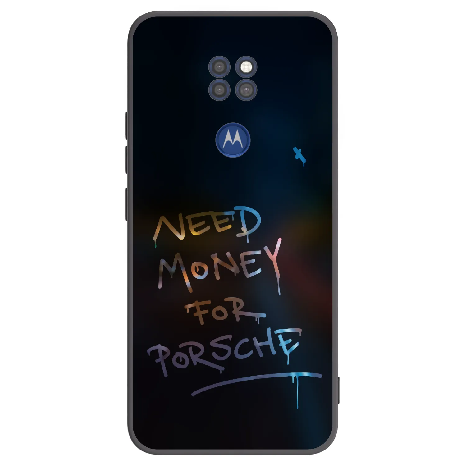 Picasee silikonski črni ovitek za Motorola Moto G9 Play - Neon Nights