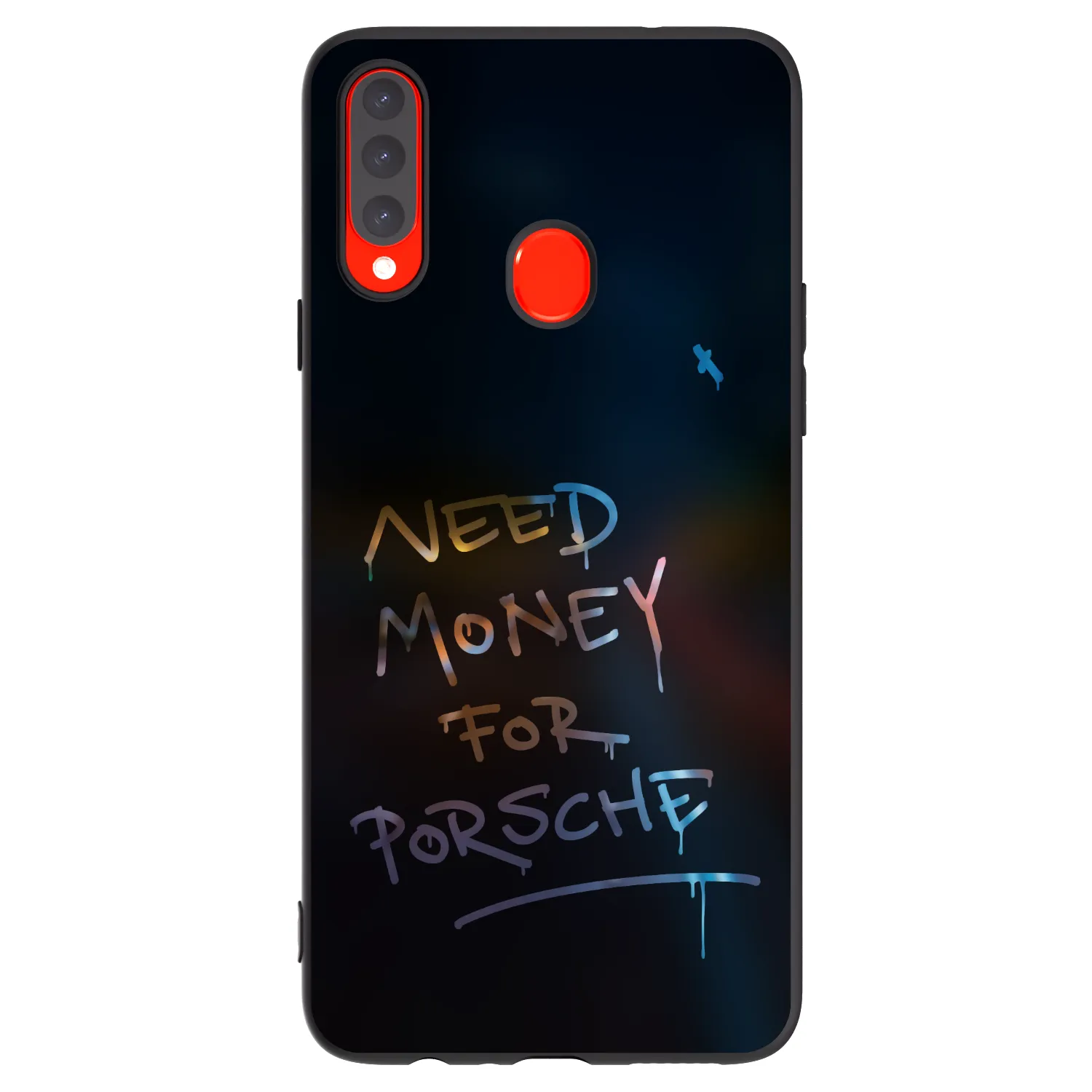 Picasee silikonski črni ovitek za Samsung Galaxy A20s - Neon Nights