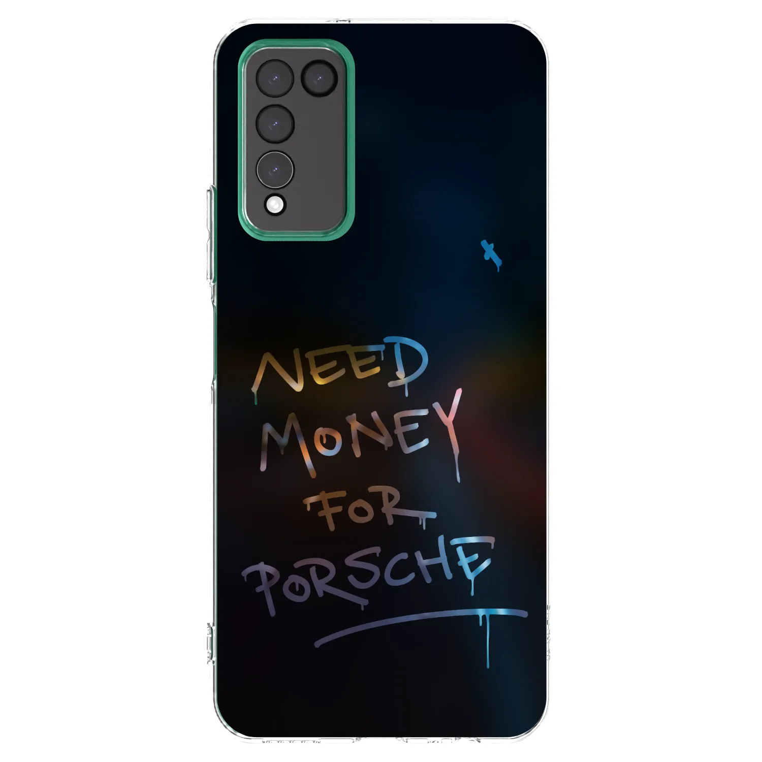 Picasee silikonski prozorni ovitek za Honor 10X Lite - Neon Nights