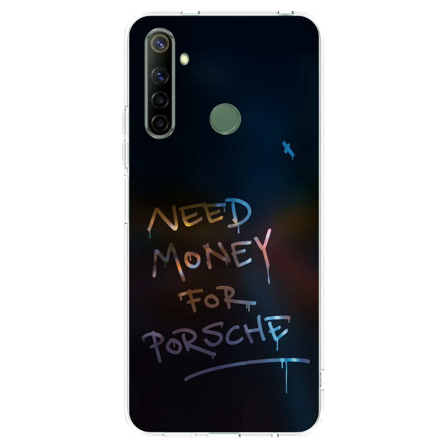 Picasee silikonski prozorni ovitek za Realme 6i - Neon Nights
