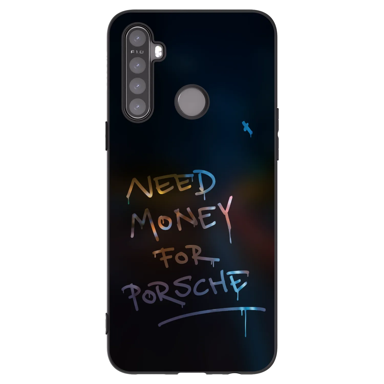 Picasee silikonski črni ovitek za Realme 6i - Neon Nights