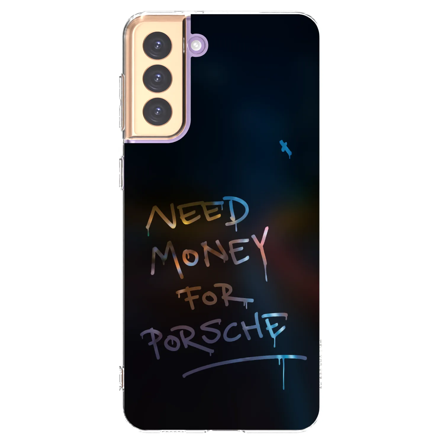 Picasee silikonski prozorni ovitek za Samsung Galaxy S21+ 5G G996F - Neon Nights