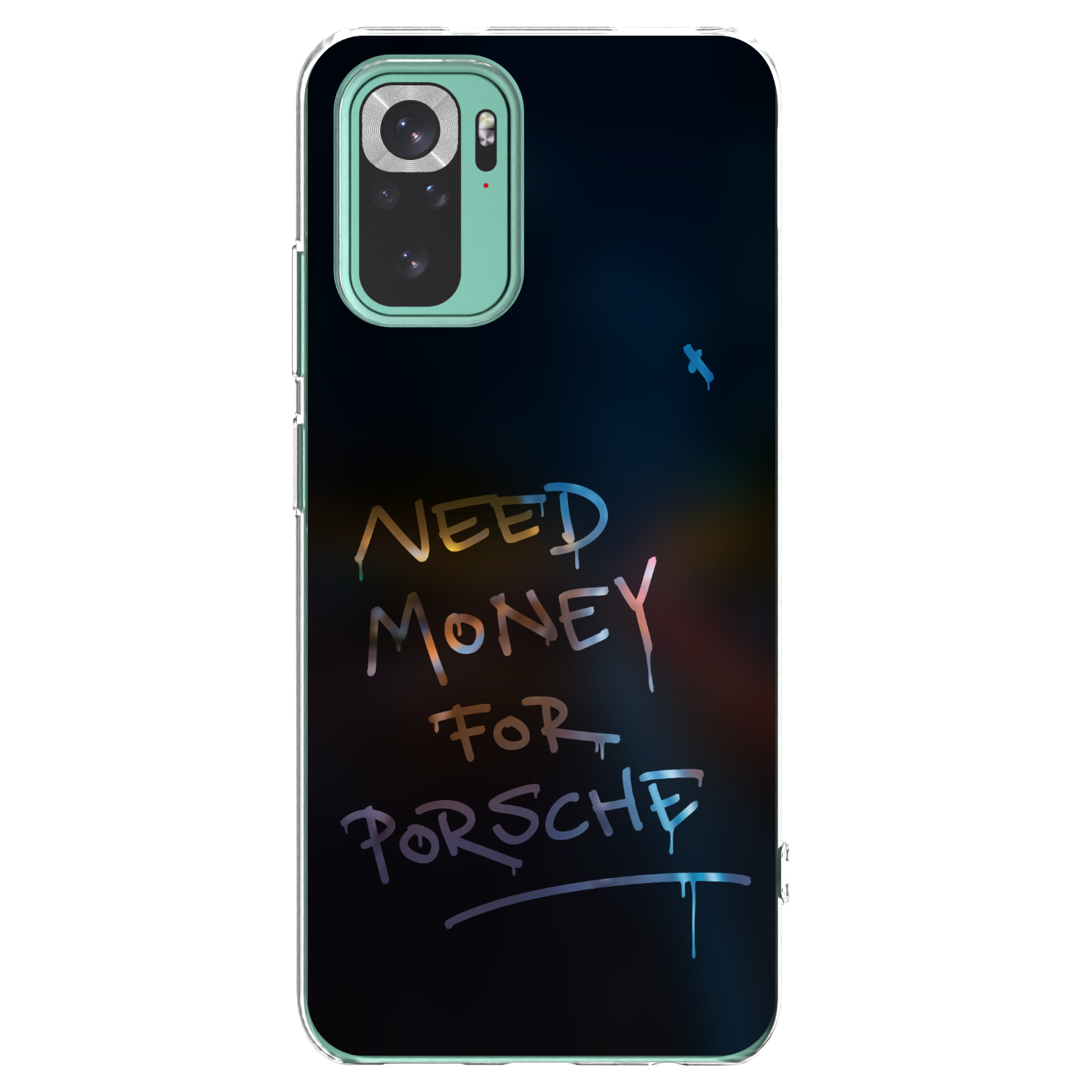 Picasee silikonski prozorni ovitek za Xiaomi Redmi Note 10 Pro - Neon Nights