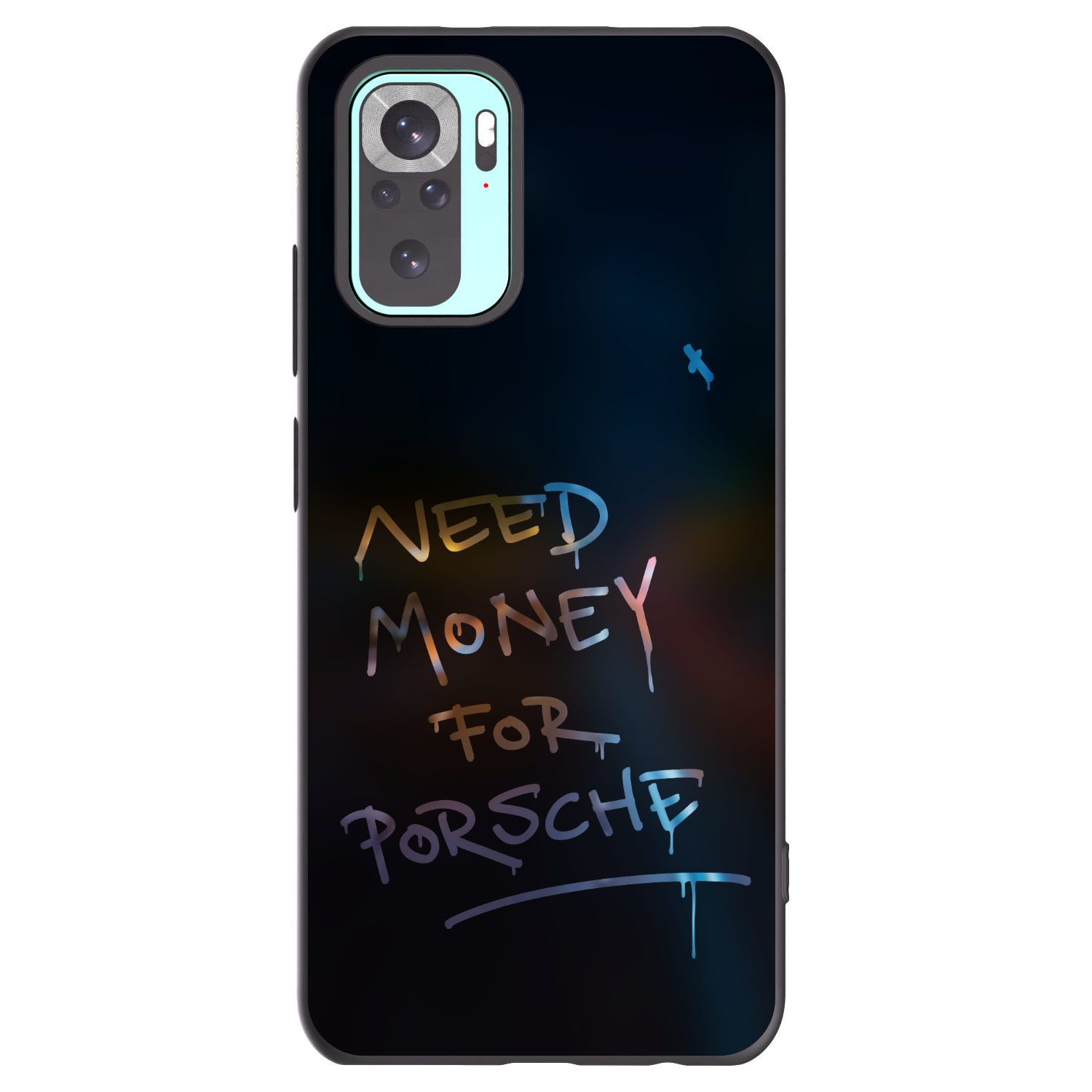 Picasee silikonski črni ovitek za Xiaomi Redmi Note 10 Pro - Neon Nights