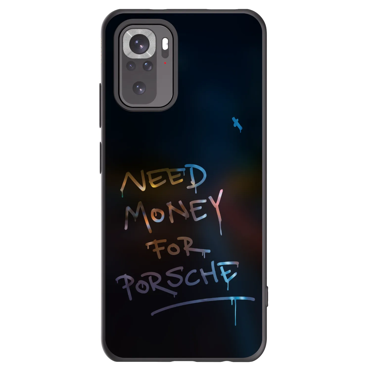 Picasee silikonski črni ovitek za Xiaomi Redmi Note 10S - Neon Nights