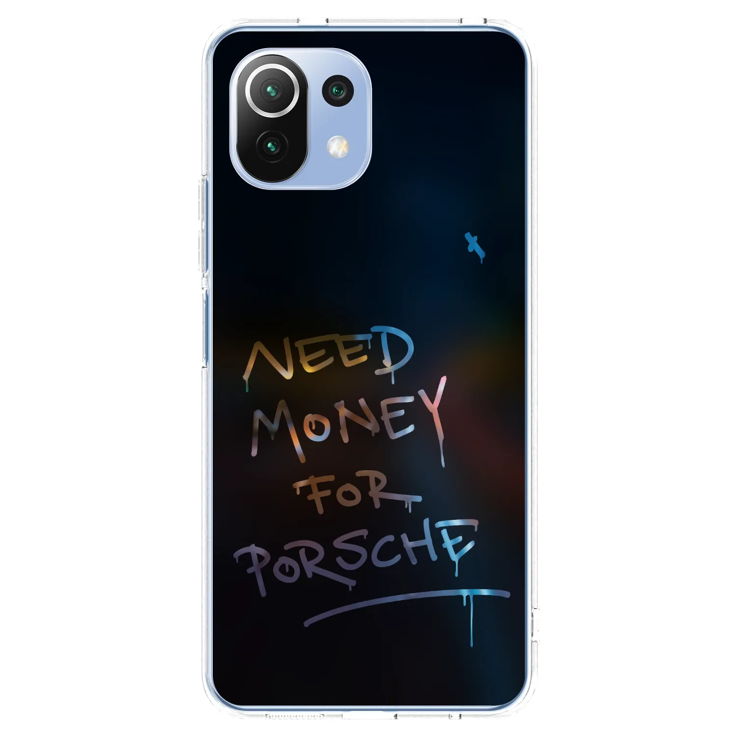 Picasee silikonski prozorni ovitek za Xiaomi Mi 11 Lite - Neon Nights