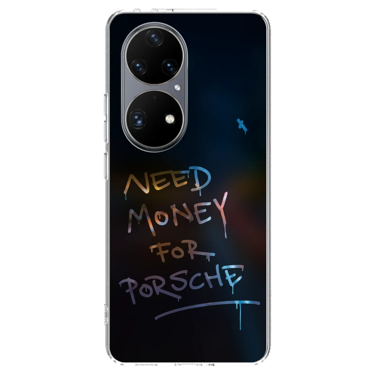 Picasee silikonski prozorni ovitek za Huawei P50 - Neon Nights
