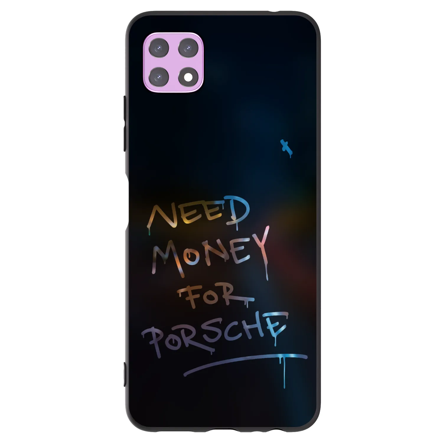 Picasee silikonski črni ovitek za Samsung Galaxy A22 A226B 5G - Neon Nights