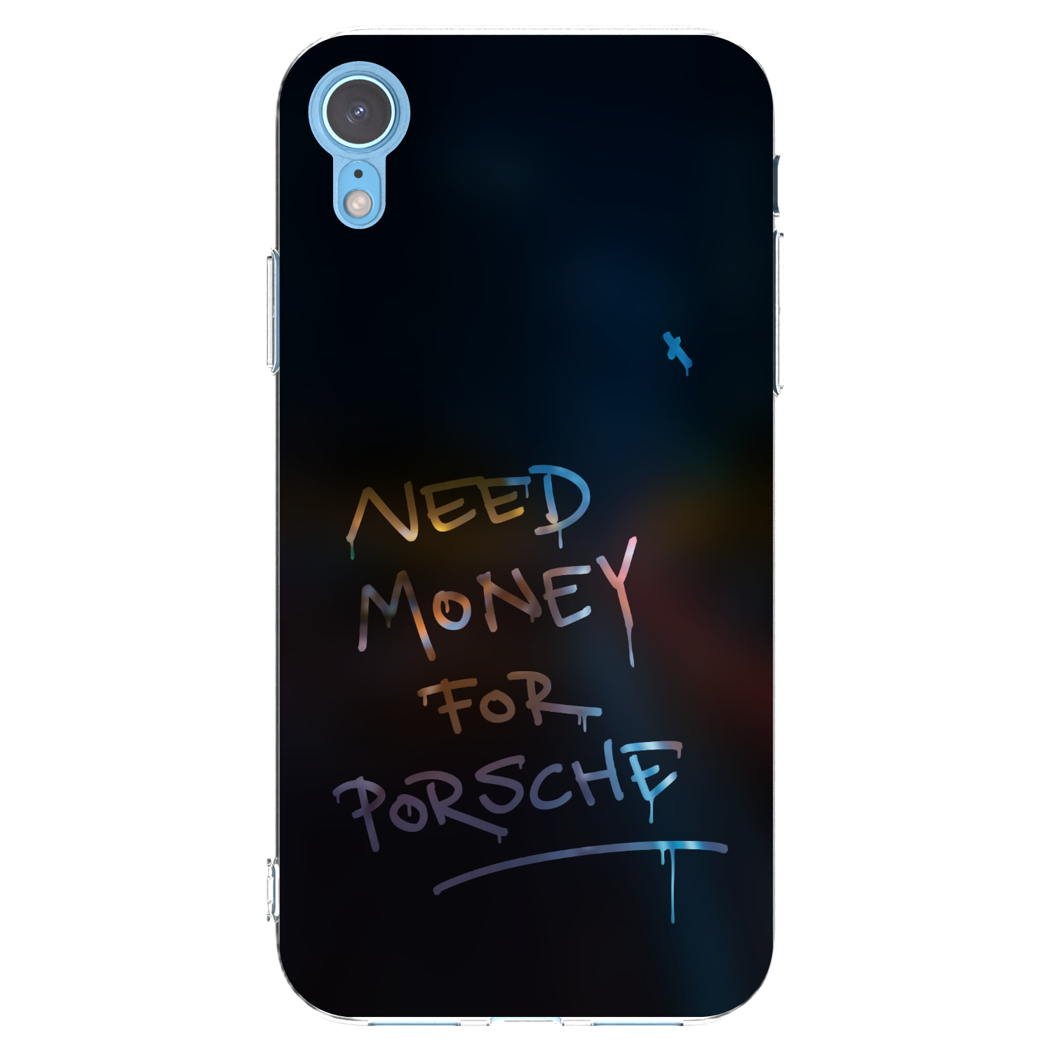 Picasee silikonski prozorni ovitek za Apple iPhone XR - Neon Nights