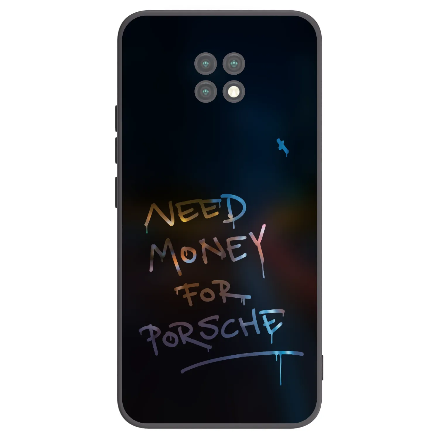 Picasee silikonski črni ovitek za Xiaomi Redmi Note 9T - Neon Nights