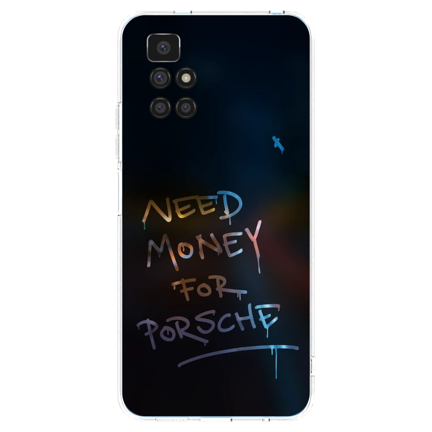 Picasee silikonski prozorni ovitek za Xiaomi Redmi 10 - Neon Nights