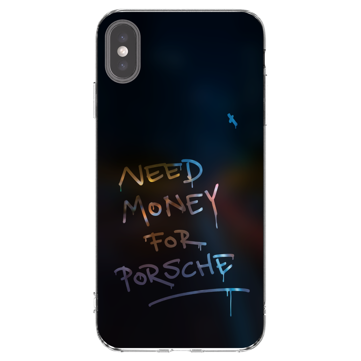 Picasee silikonski prozorni ovitek za Apple iPhone XS Max - Neon Nights
