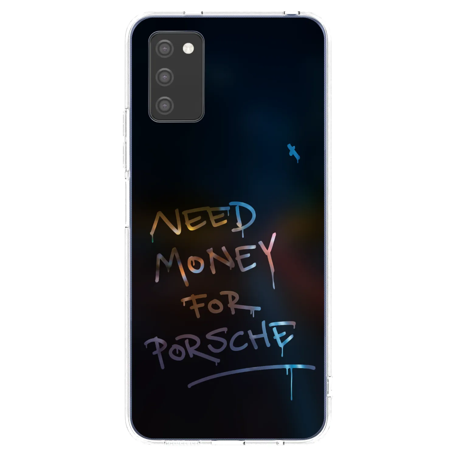 Picasee silikonski prozorni ovitek za Samsung Galaxy A03s A037G - Neon Nights