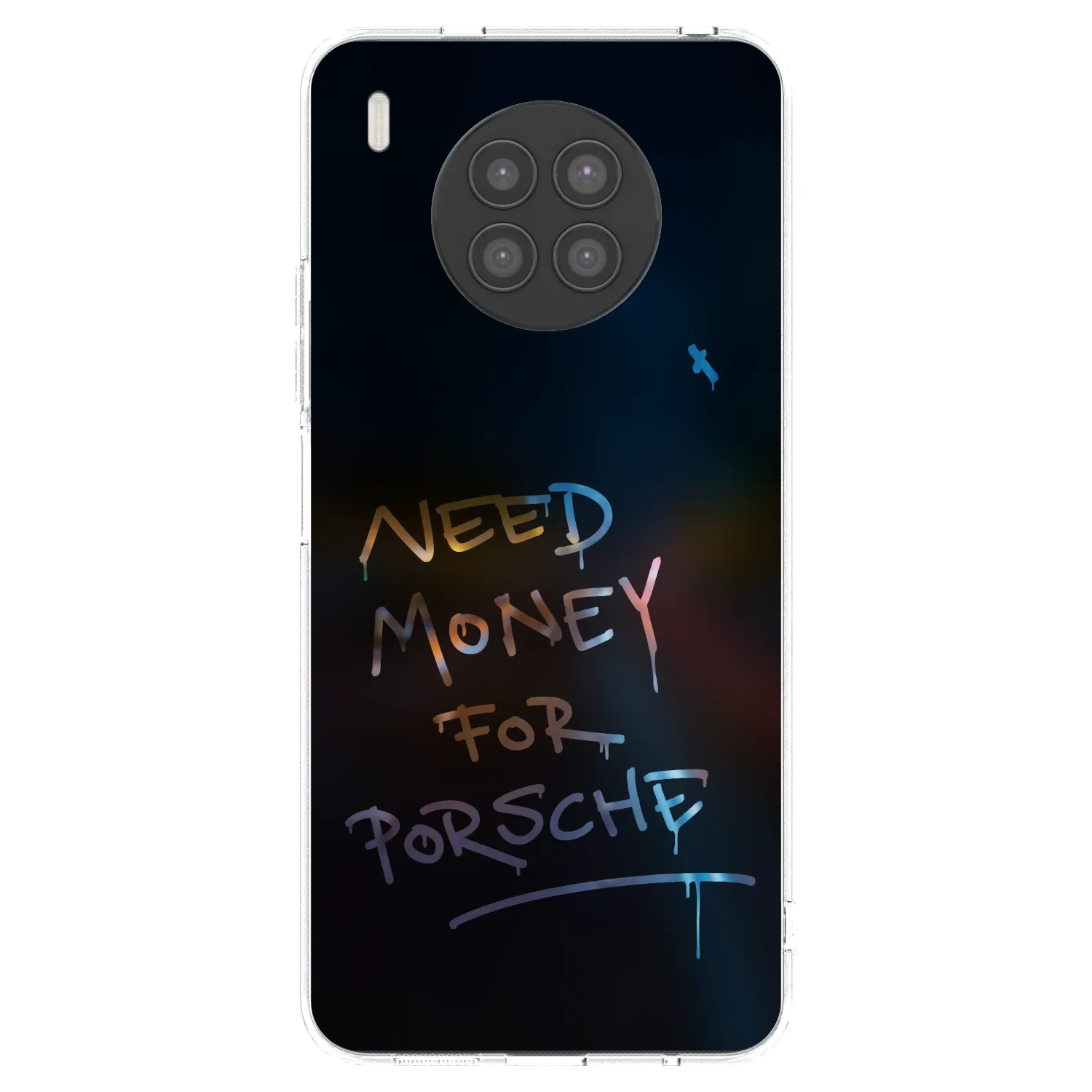 Picasee silikonski prozorni ovitek za Huawei Nova 8i - Neon Nights