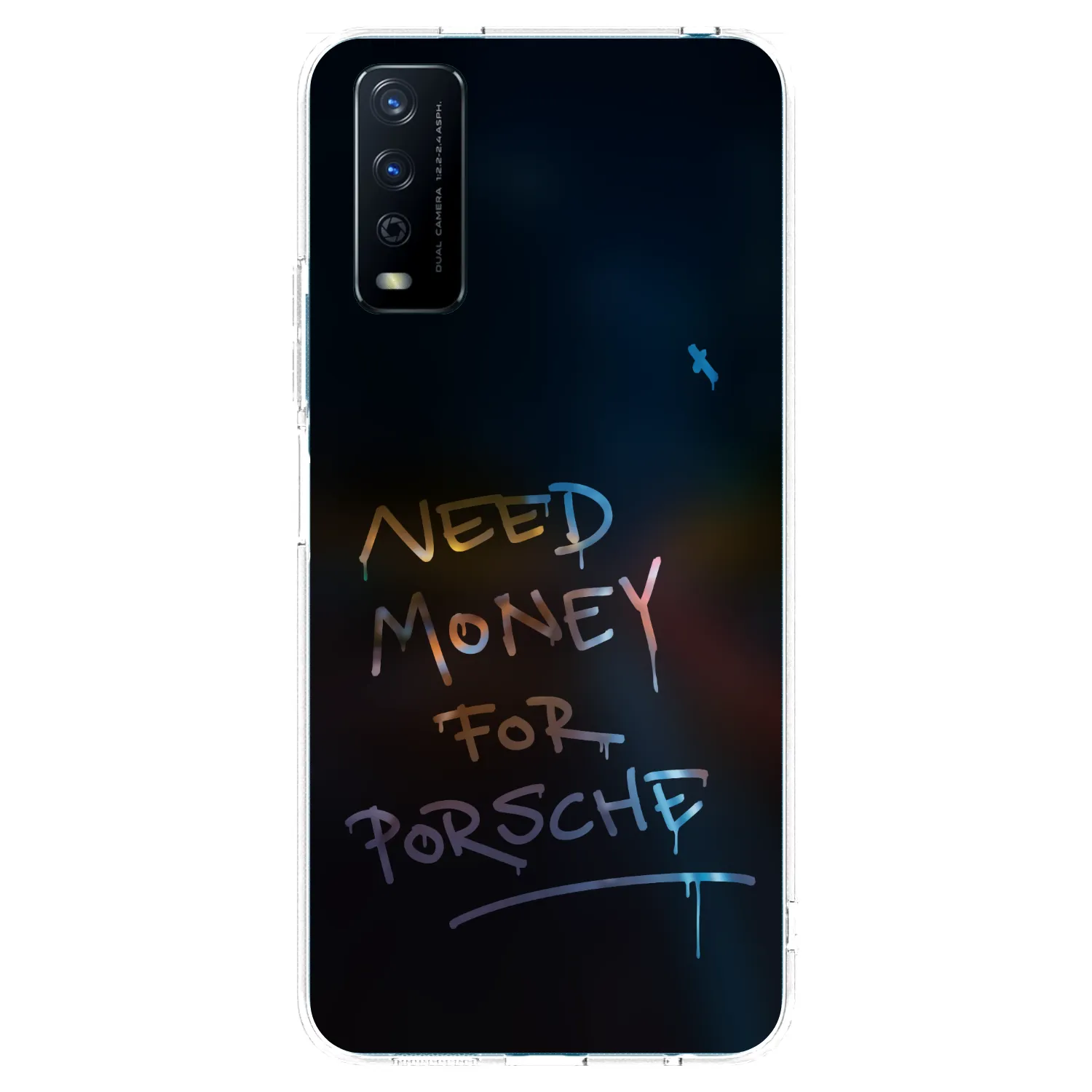 Picasee silikonski prozorni ovitek za Vivo Y11s - Neon Nights