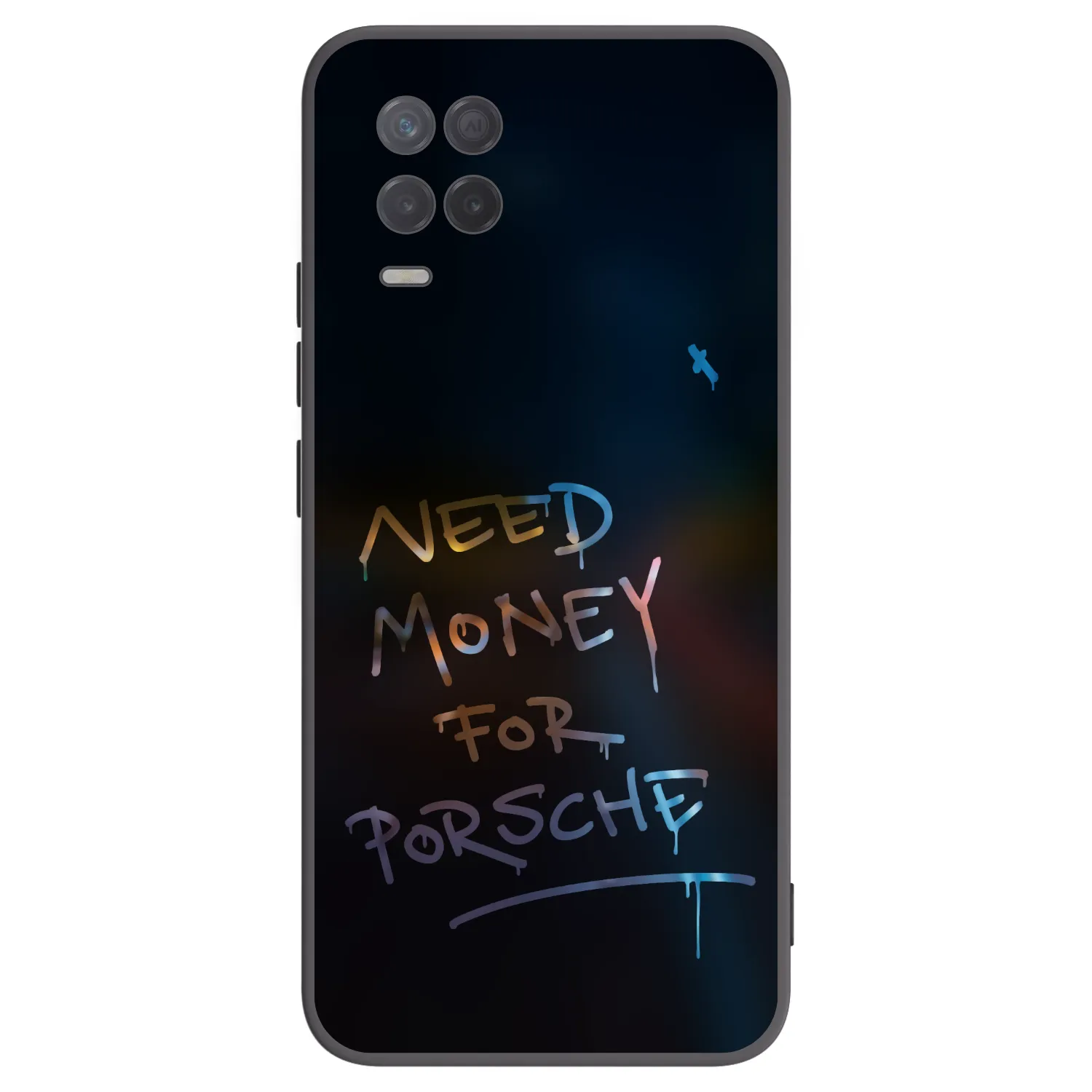 Picasee silikonski črni ovitek za Realme 8 5G - Neon Nights
