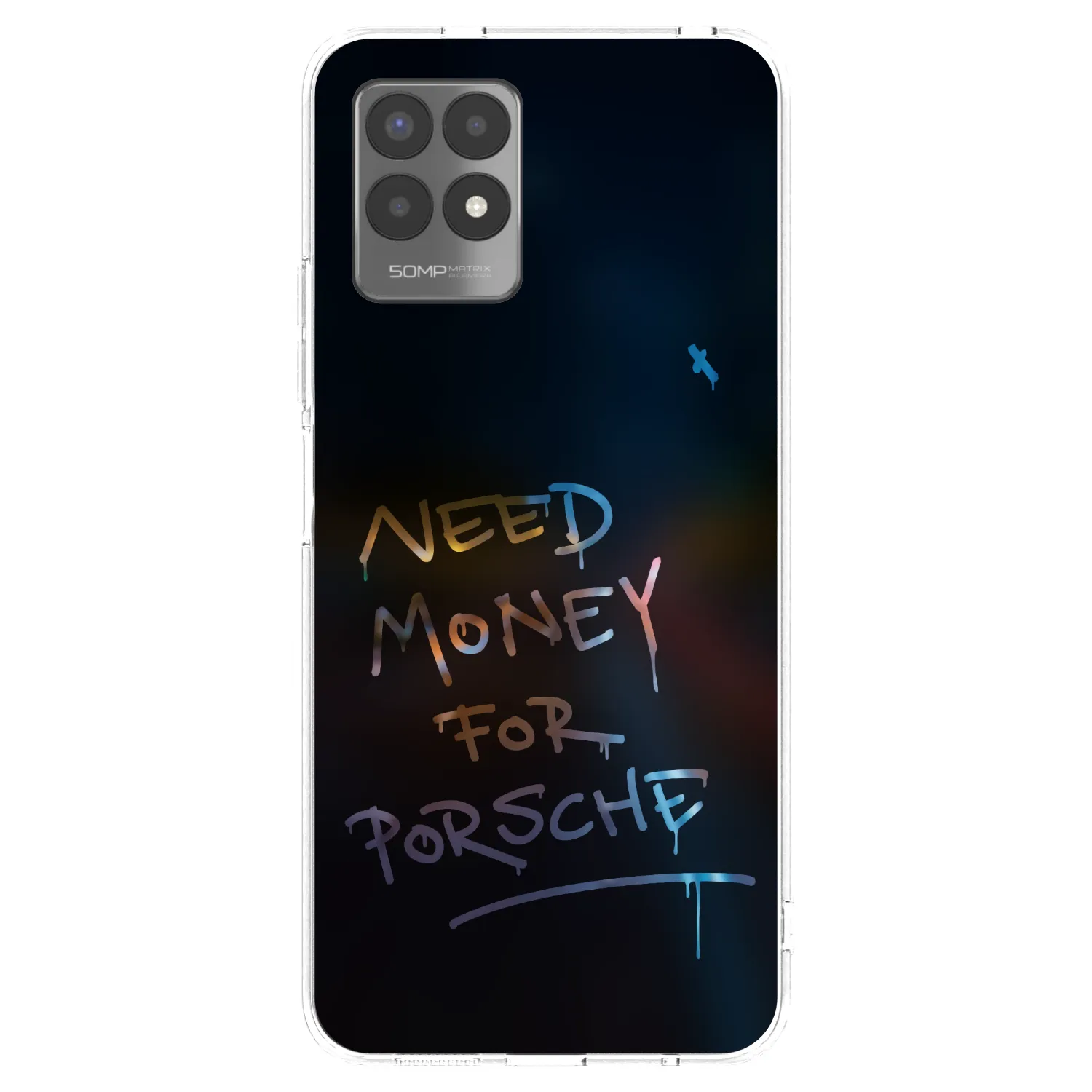 Picasee silikonski prozorni ovitek za Realme 8i - Neon Nights