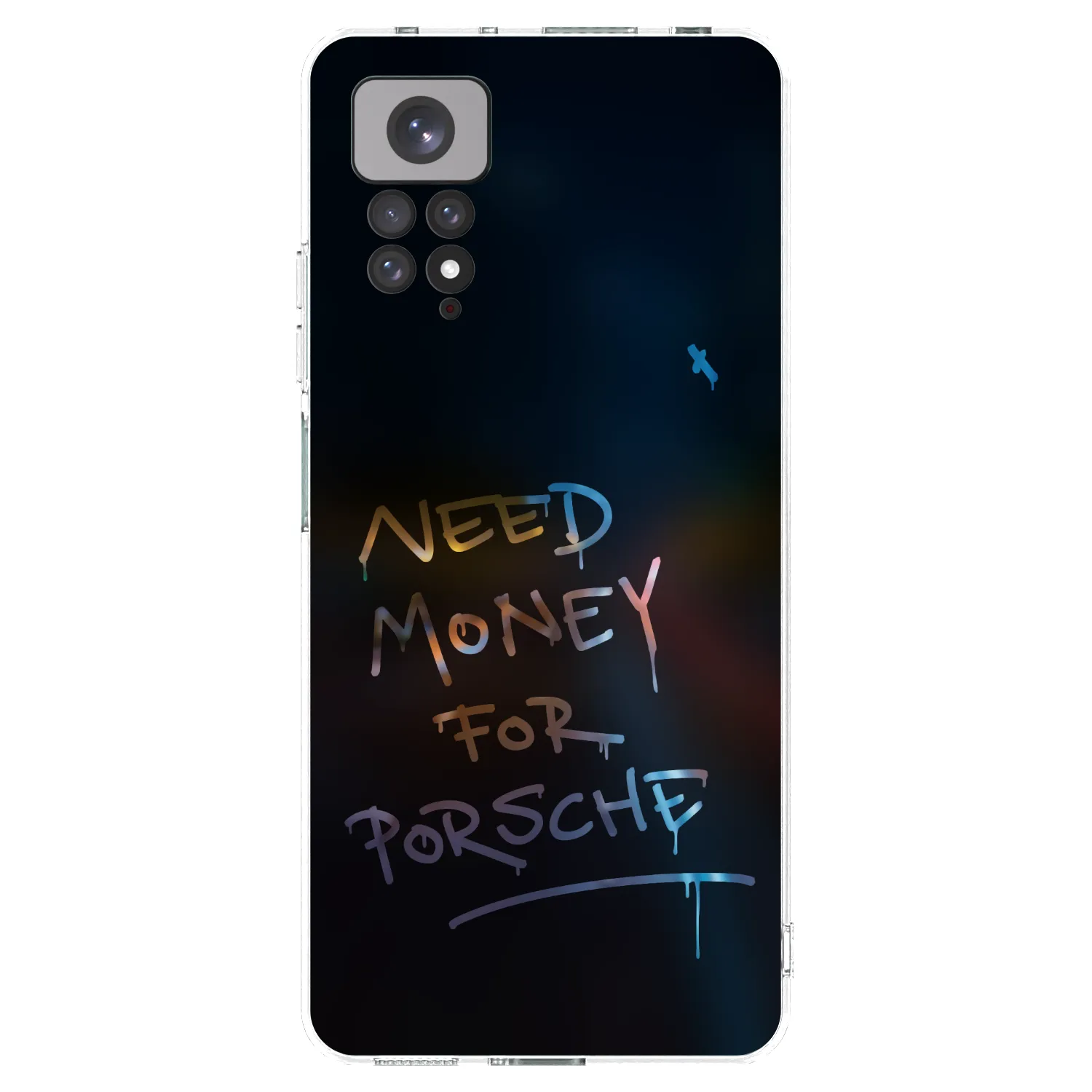 Picasee silikonski prozorni ovitek za Xiaomi Redmi Note 11S 4G - Neon Nights