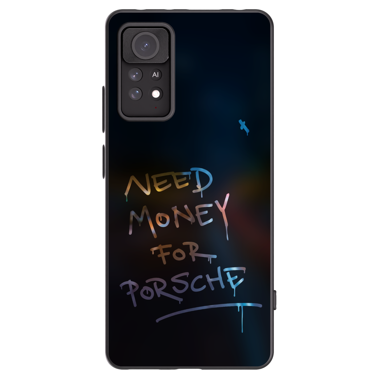 Picasee silikonski črni ovitek za Xiaomi Redmi Note 11 Pro 5G - Neon Nights
