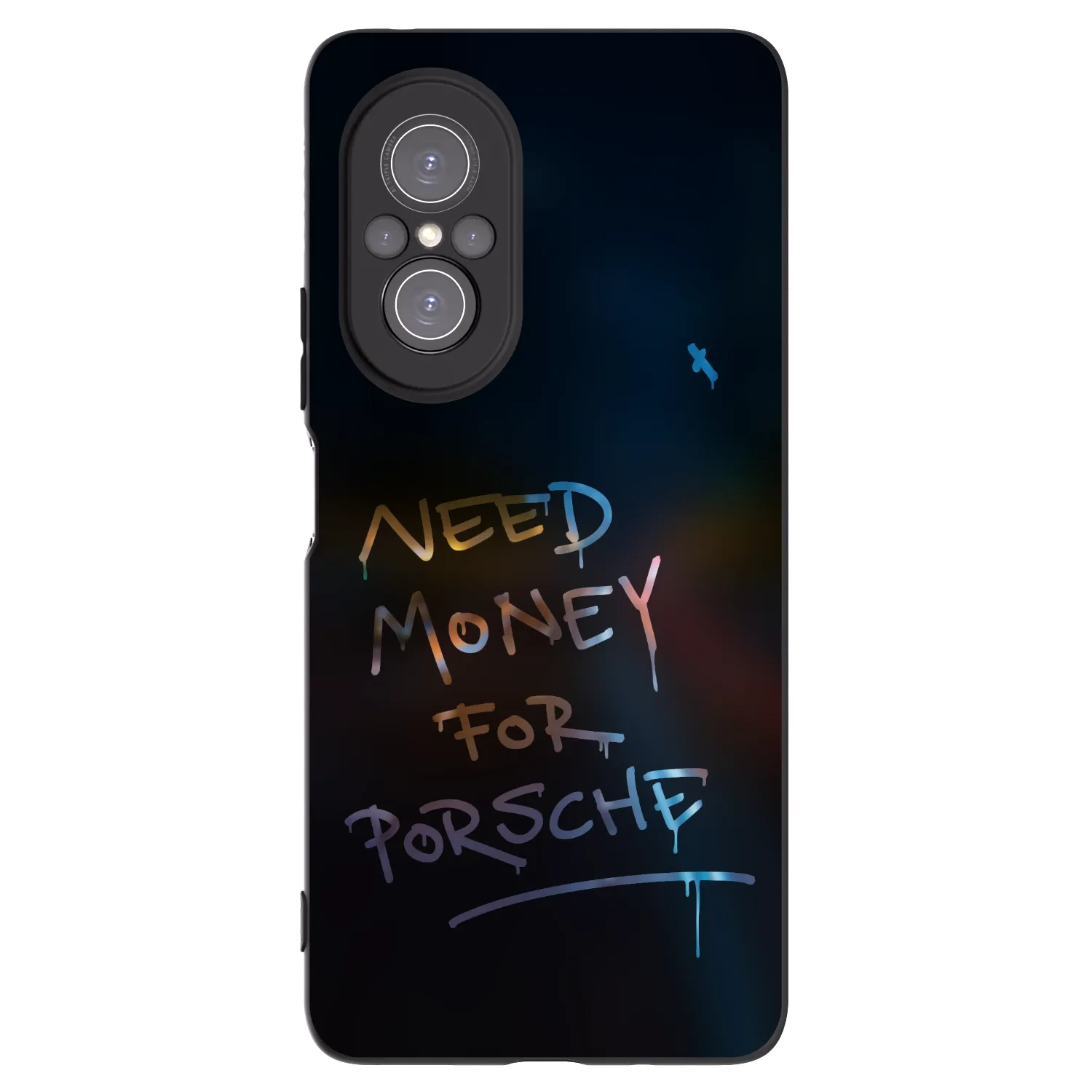 Picasee silikonski črni ovitek za Huawei Nova 9 SE - Neon Nights