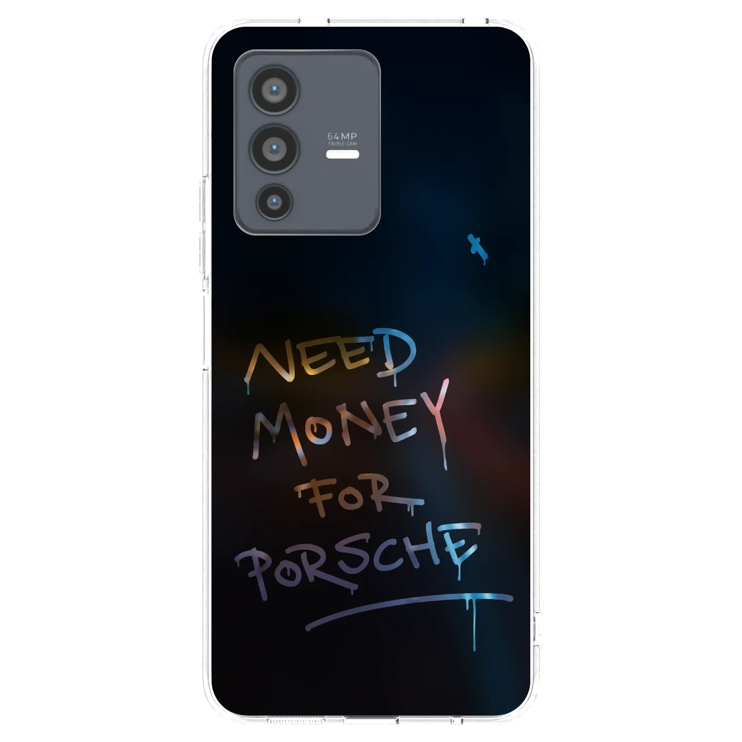 Picasee silikonski prozorni ovitek za Vivo V23 5G - Neon Nights