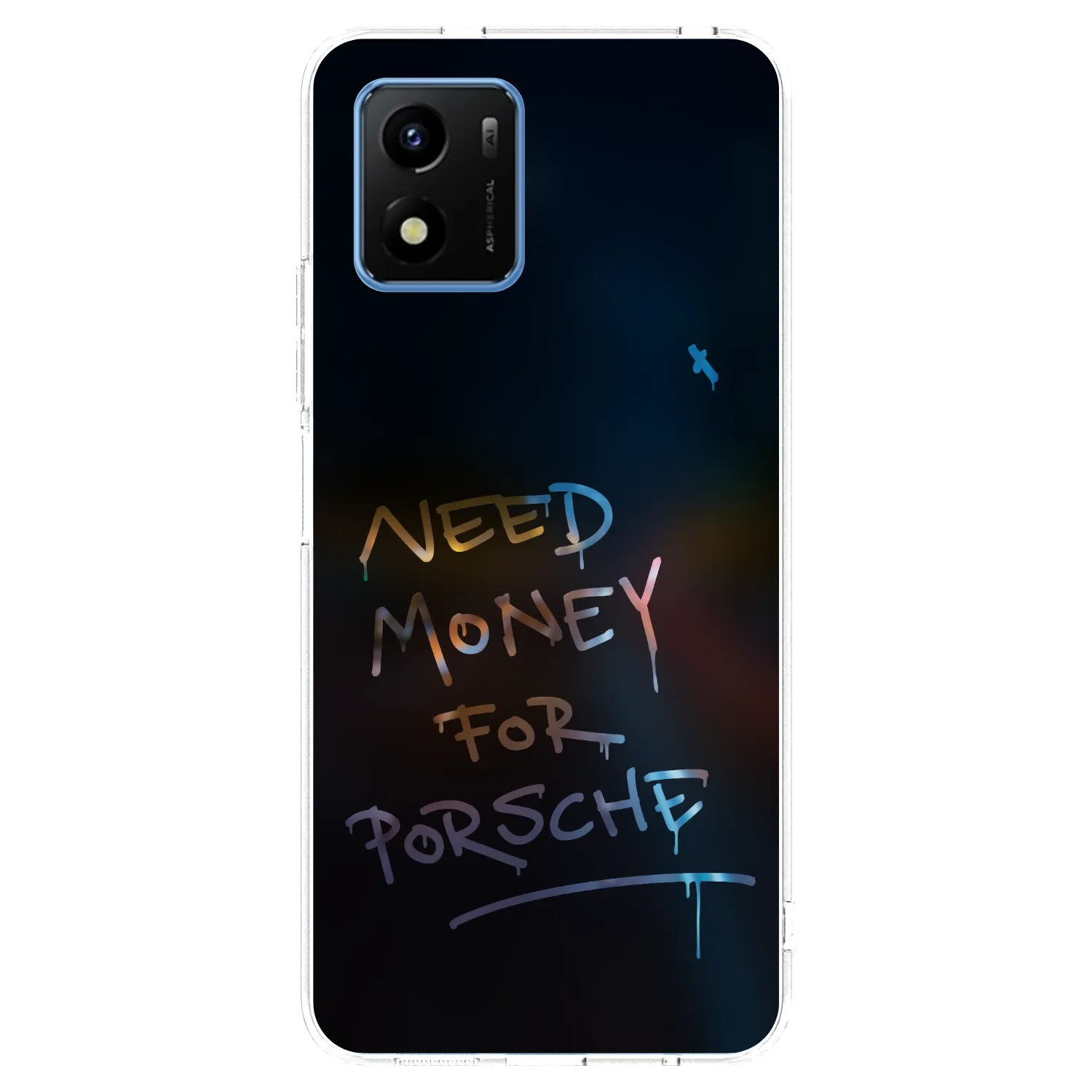 Picasee silikonski prozorni ovitek za Vivo Y01 - Neon Nights