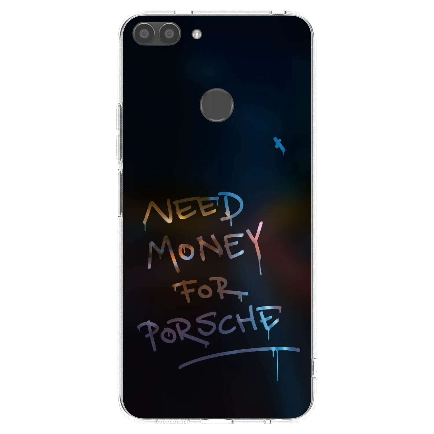 Picasee silikonski prozorni ovitek za Huawei P Smart - Neon Nights