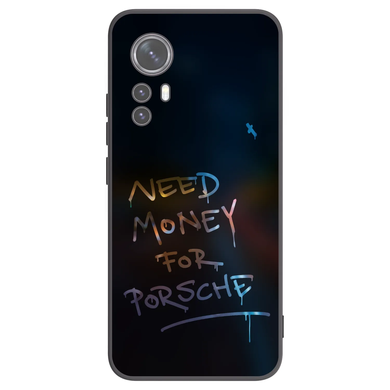 Picasee silikonski črni ovitek za Xiaomi 12X - Neon Nights