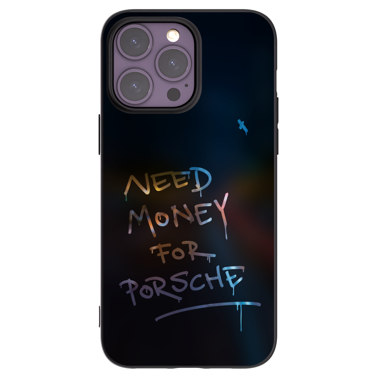 Picasee silikonski črni ovitek za Apple iPhone 14 Pro Max - Neon Nights