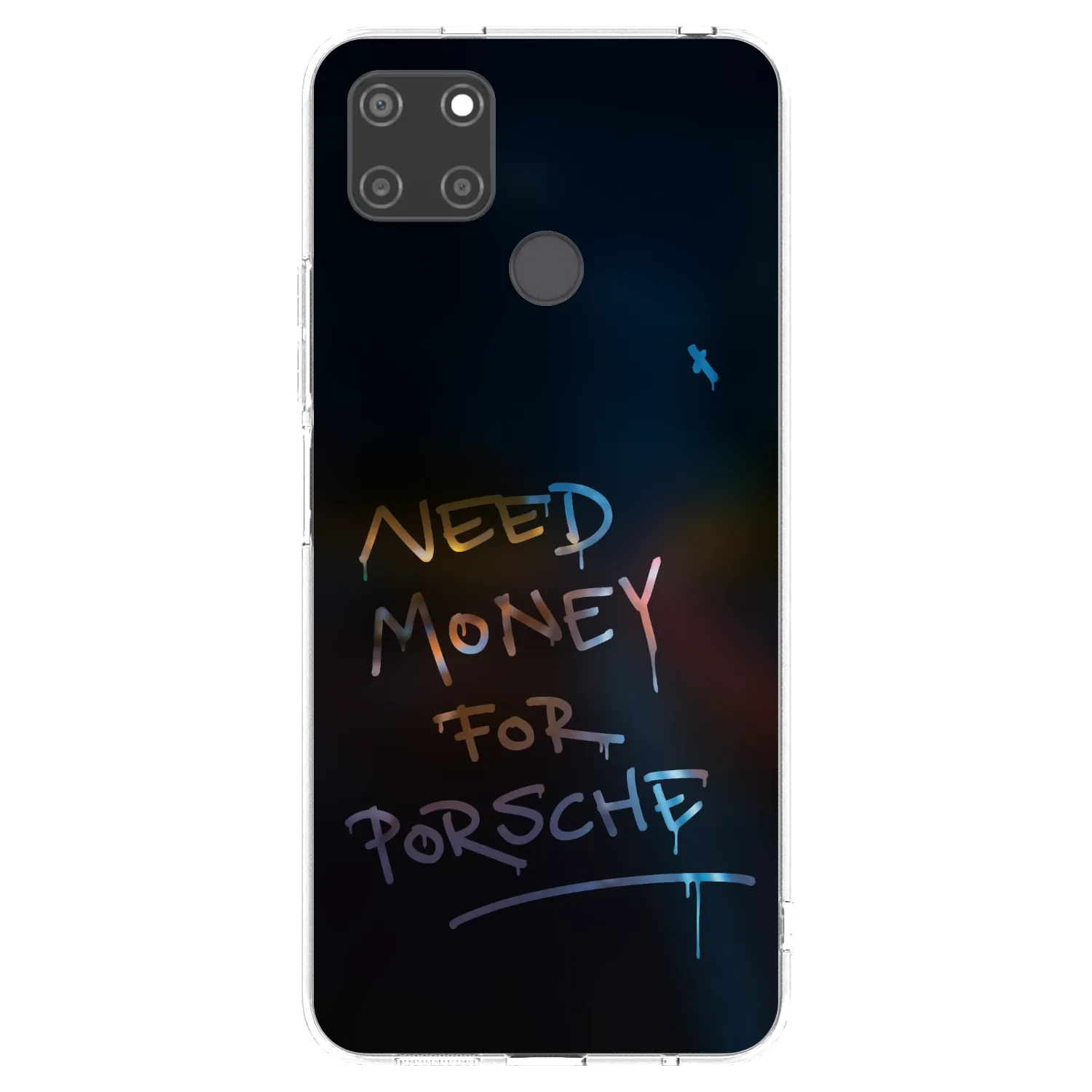 Picasee silikonski prozorni ovitek za Realme C21Y - Neon Nights