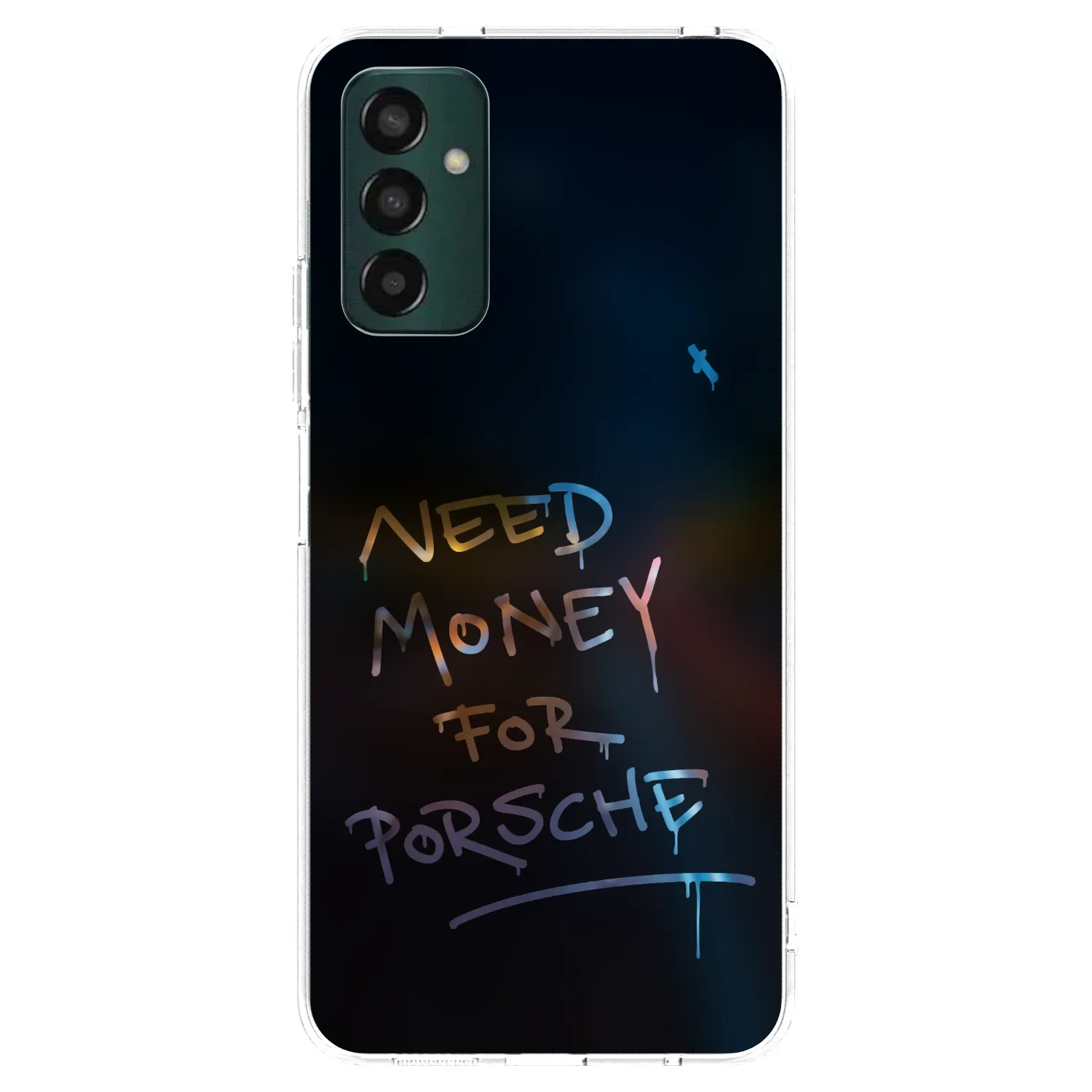 Picasee silikonski prozorni ovitek za Samsung Galaxy M13 M135F - Neon Nights