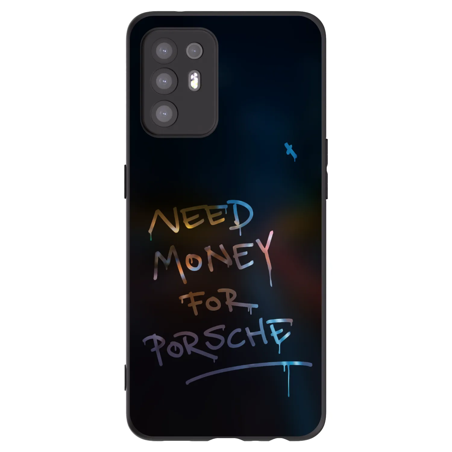 Picasee silikonski črni ovitek za OPPO A94 5G - Neon Nights