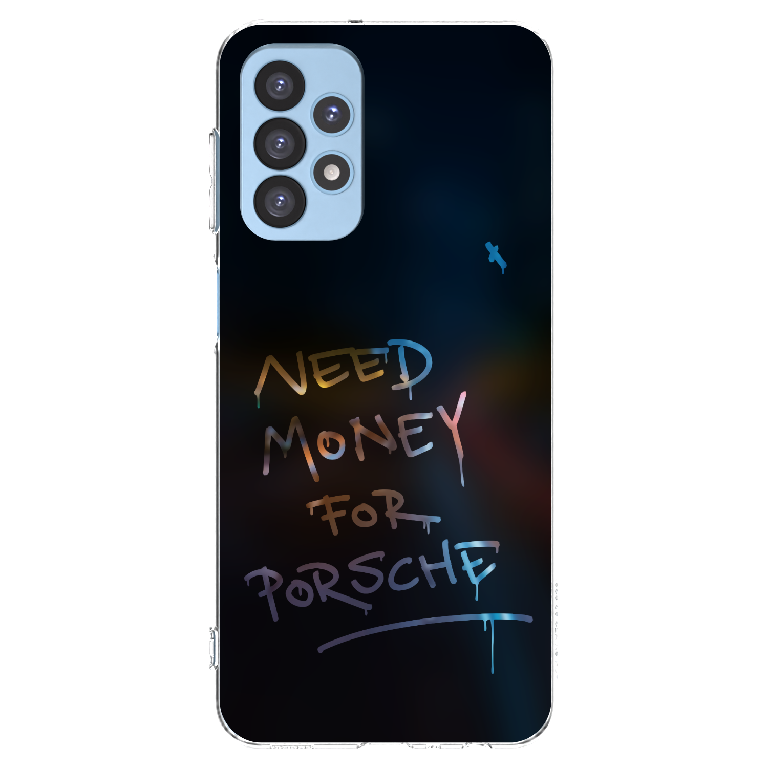 Picasee silikonski prozorni ovitek za Samsung Galaxy A23 A235F 4G - Neon Nights