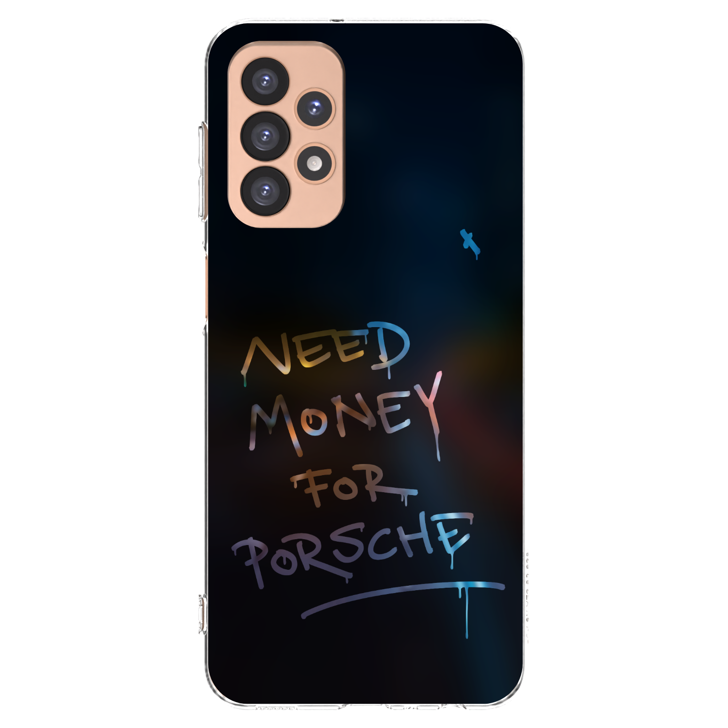 Picasee silikonski prozorni ovitek za Samsung Galaxy A23 A236B 5G - Neon Nights