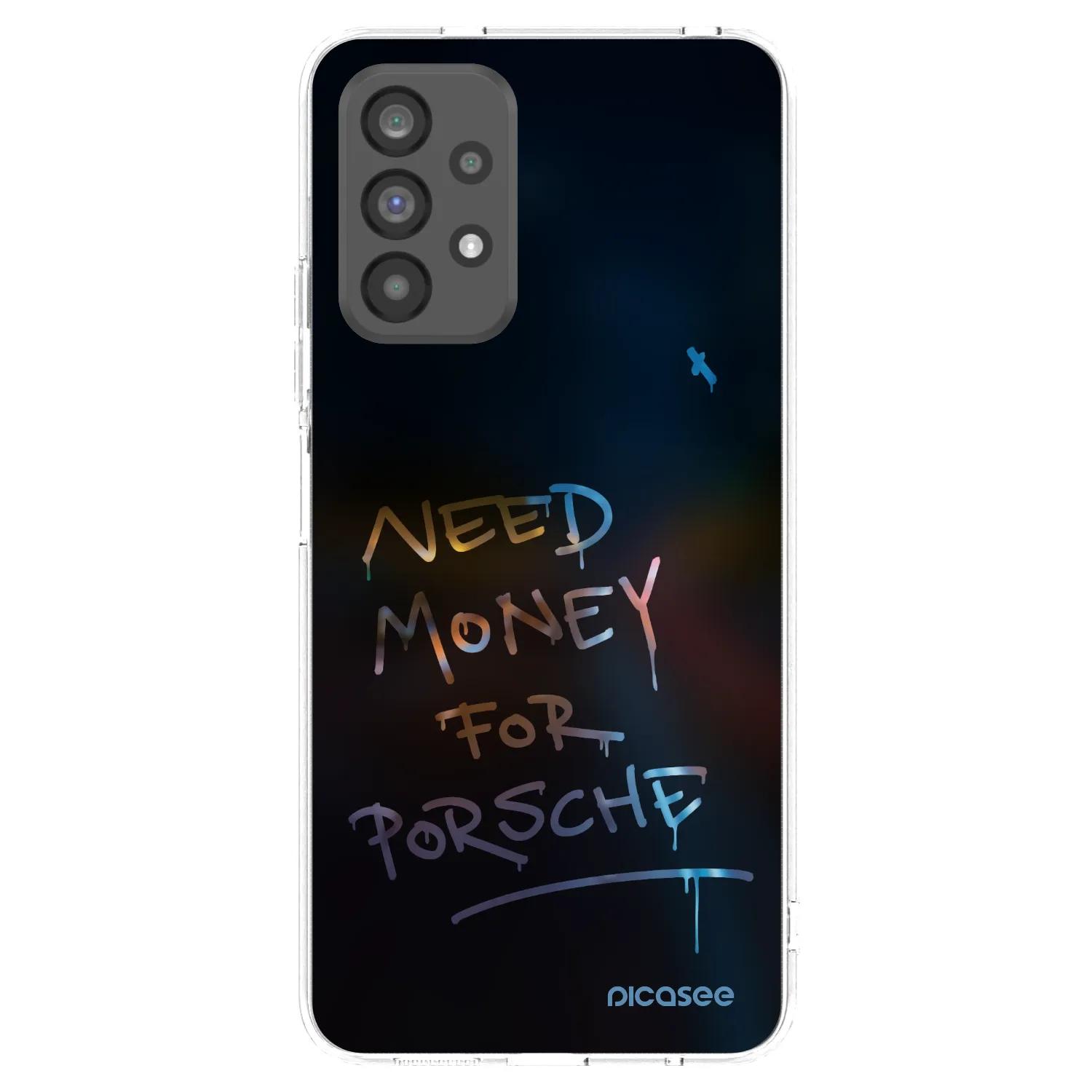Picasee silikonski prozorni ovitek za Samsung Galaxy A73 5G - Neon Nights