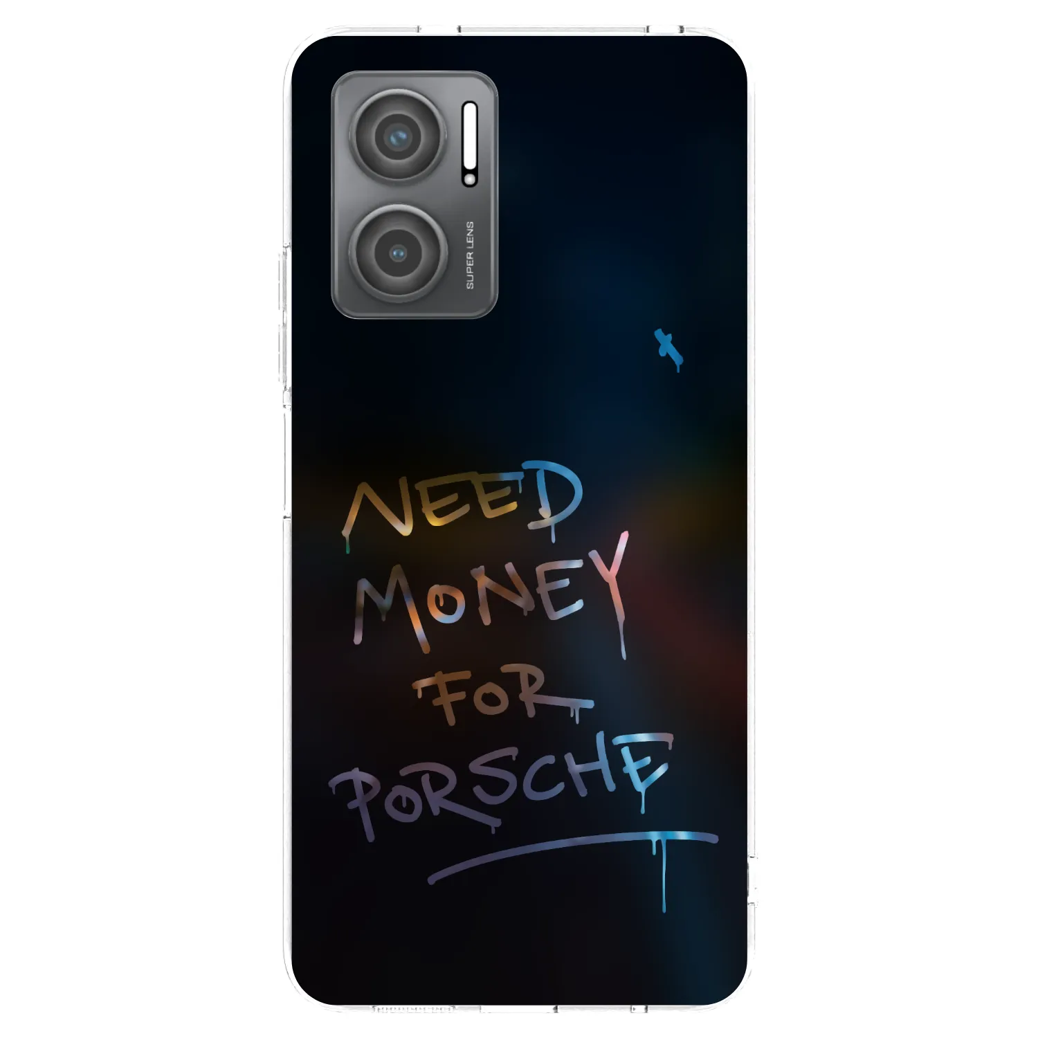 Picasee silikonski prozorni ovitek za Xiaomi Redmi 10 5G - Neon Nights