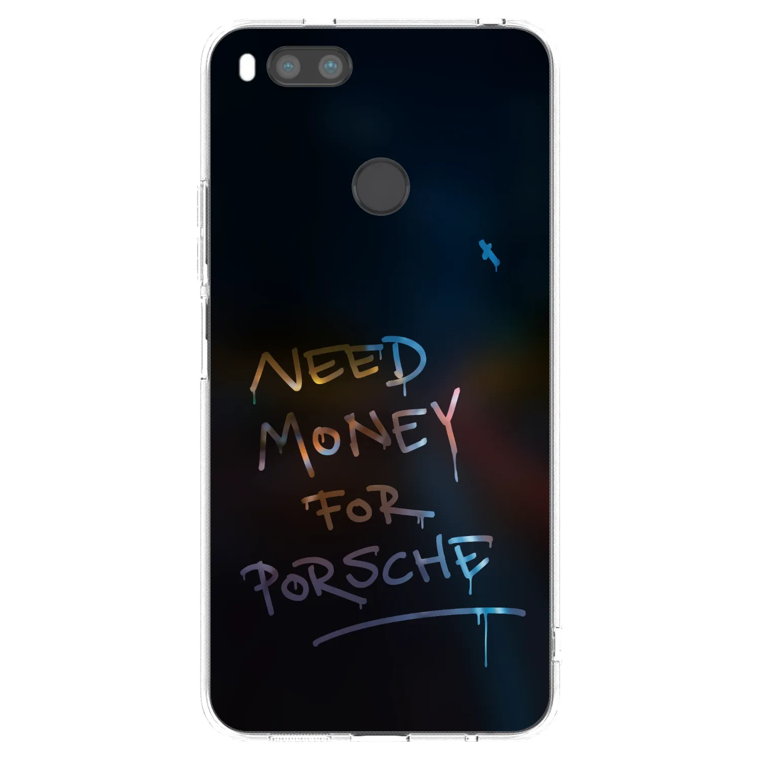 Picasee silikonski prozorni ovitek za Xiaomi Redmi A1 - Neon Nights