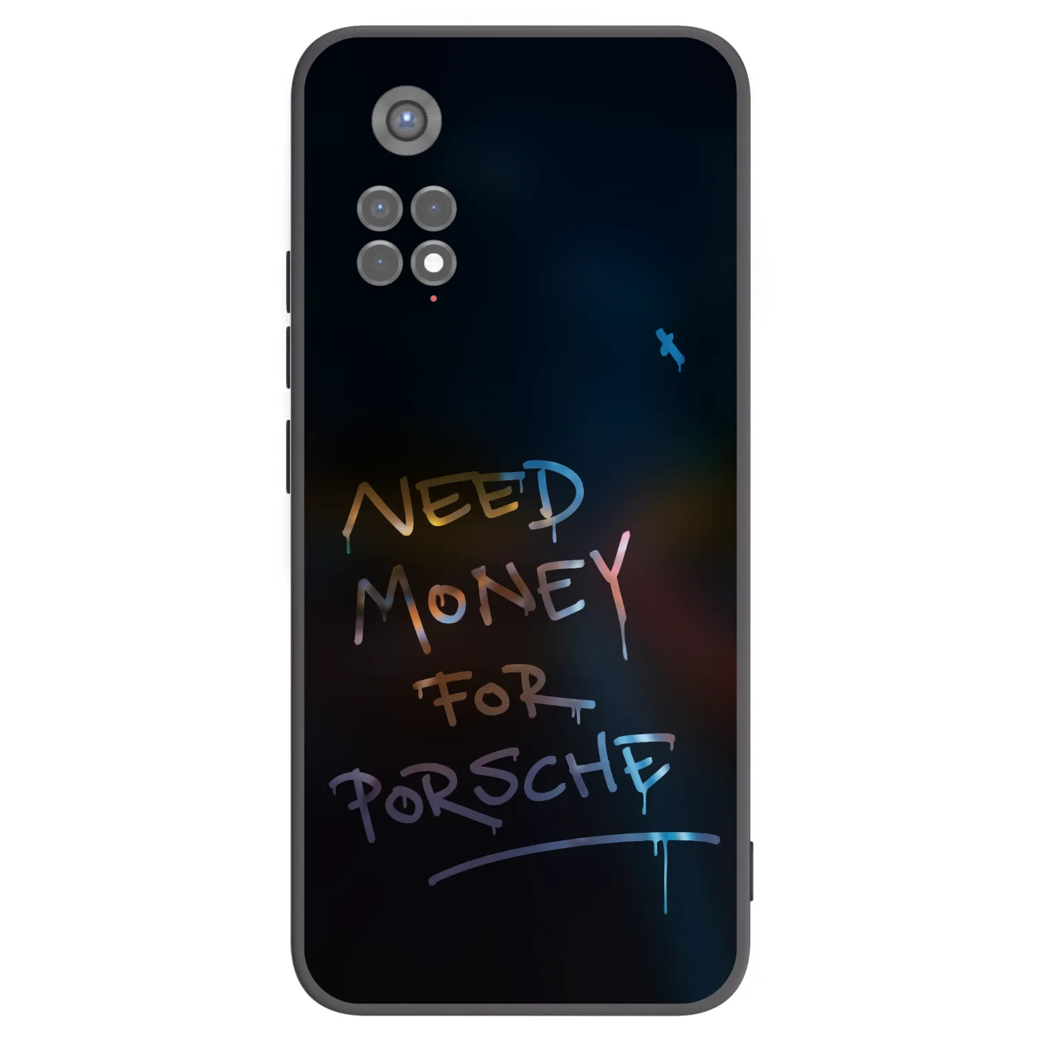 Picasee silikonski črni ovitek za Xiaomi Redmi Note 11S 5G - Neon Nights