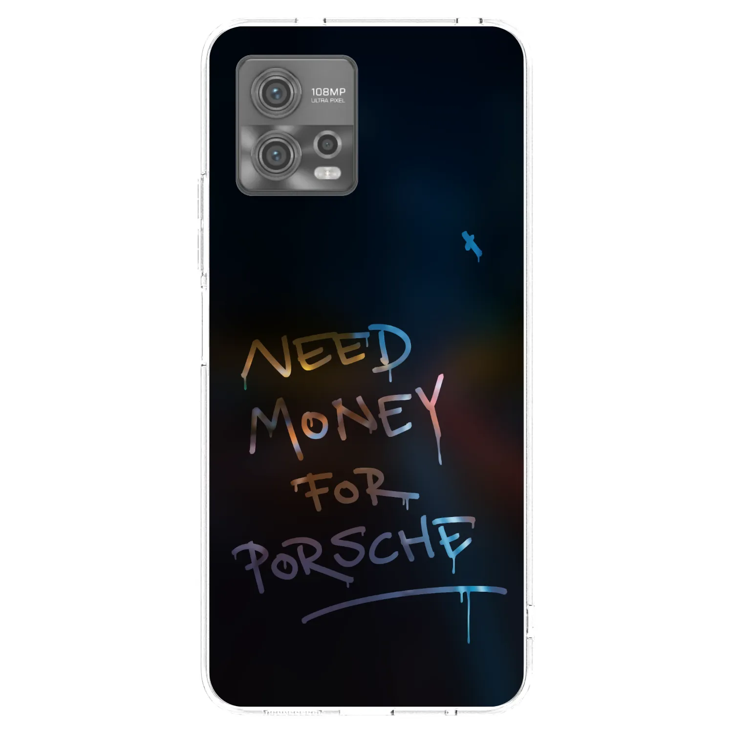 Picasee silikonski prozorni ovitek za Motorola Moto G72 - Neon Nights