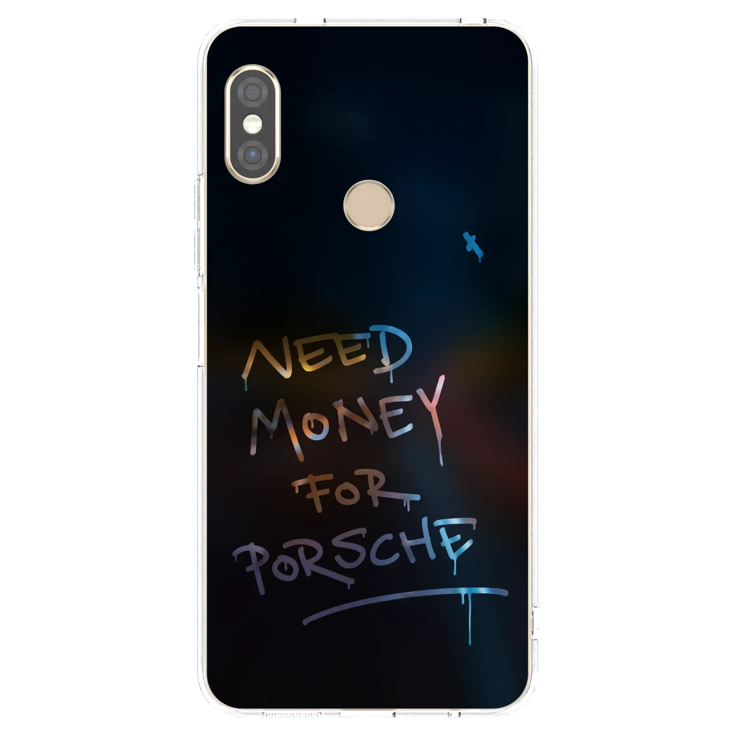Picasee silikonski prozorni ovitek za Xiaomi Redmi Note 5 Global - Neon Nights