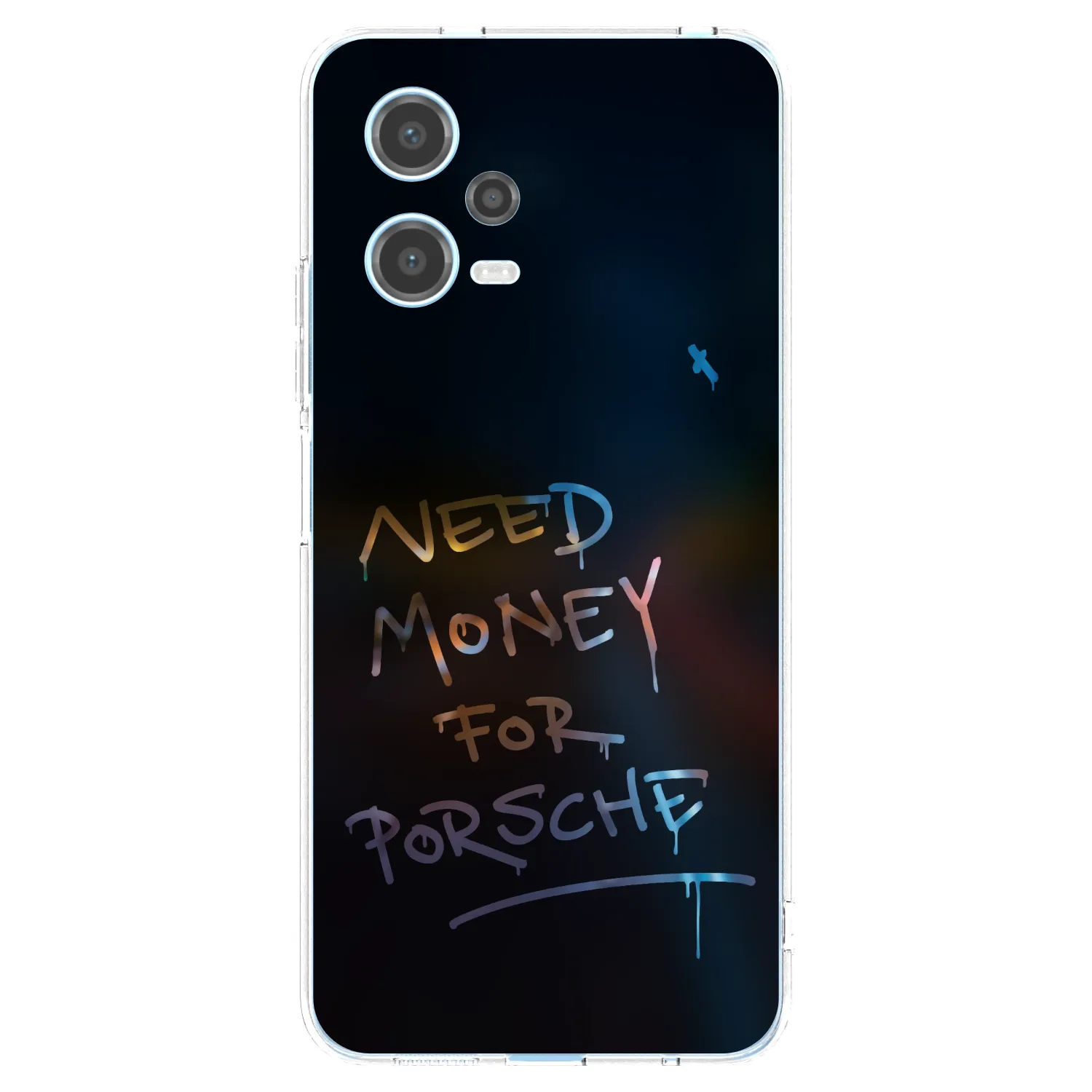 Picasee silikonski prozorni ovitek za Xiaomi Redmi Note 12 5G - Neon Nights