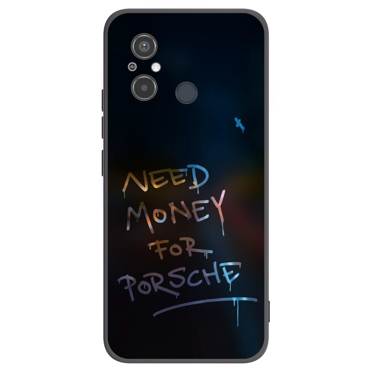 Picasee silikonski črni ovitek za Xiaomi Redmi 12C - Neon Nights