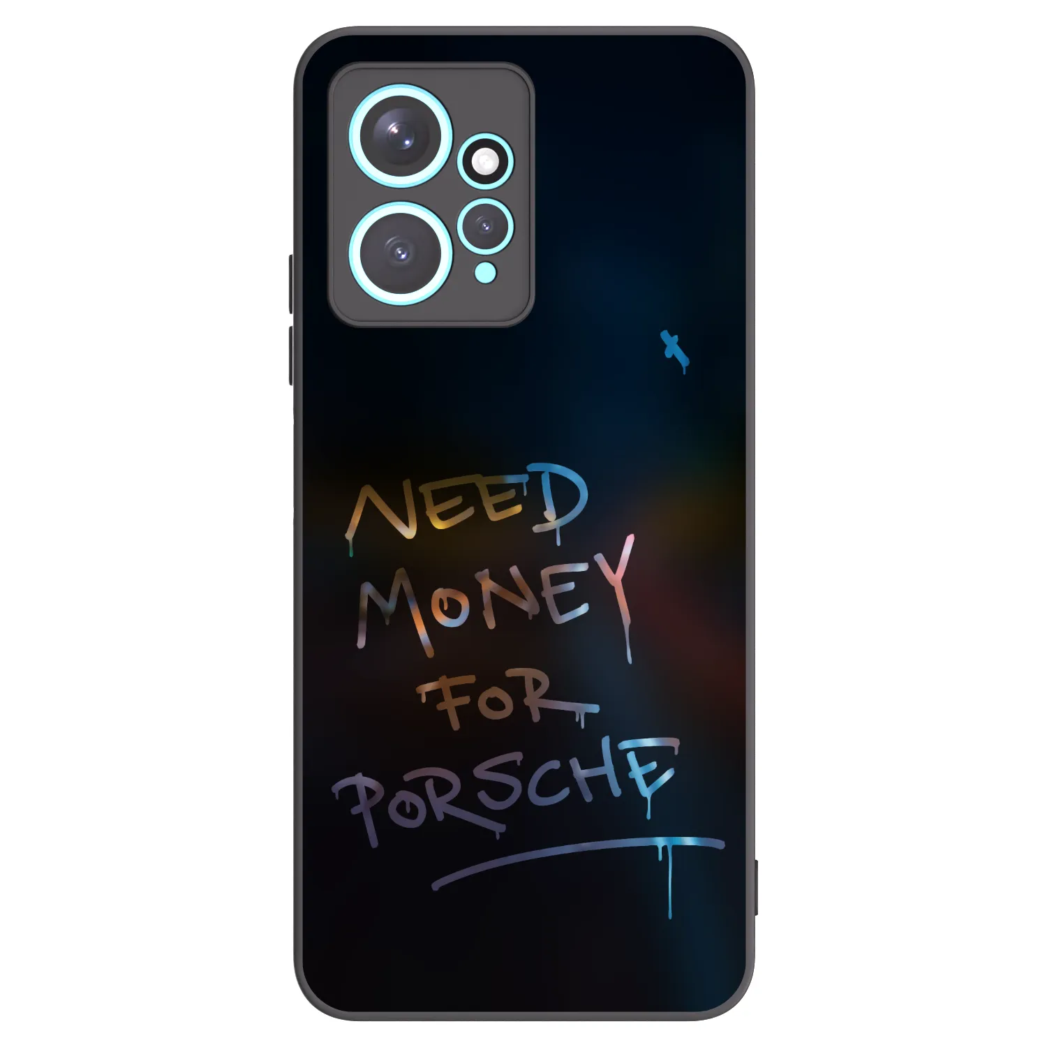 Picasee silikonski črni ovitek za Xiaomi Redmi Note 12 4G - Neon Nights