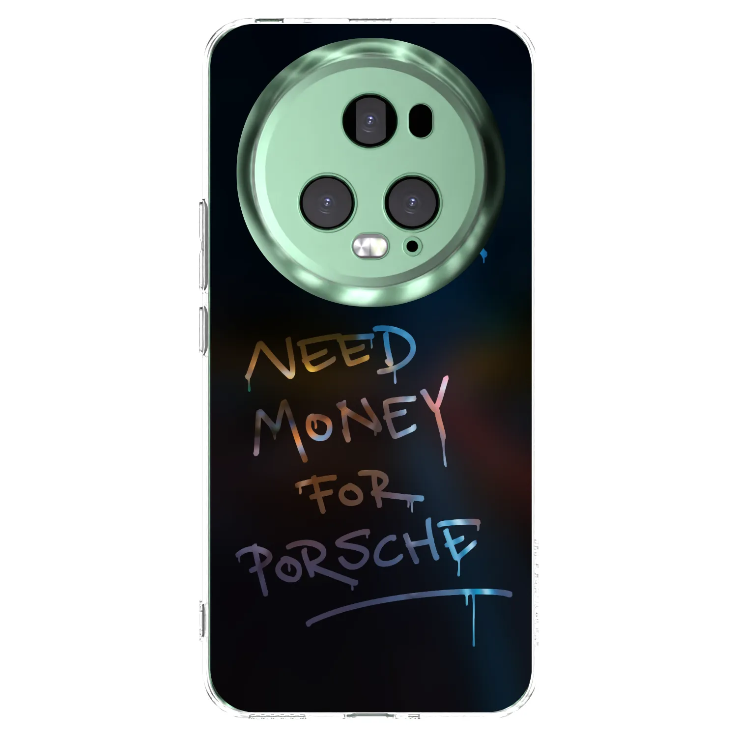 Picasee silikonski prozorni ovitek za Honor Magic5 Pro - Neon Nights