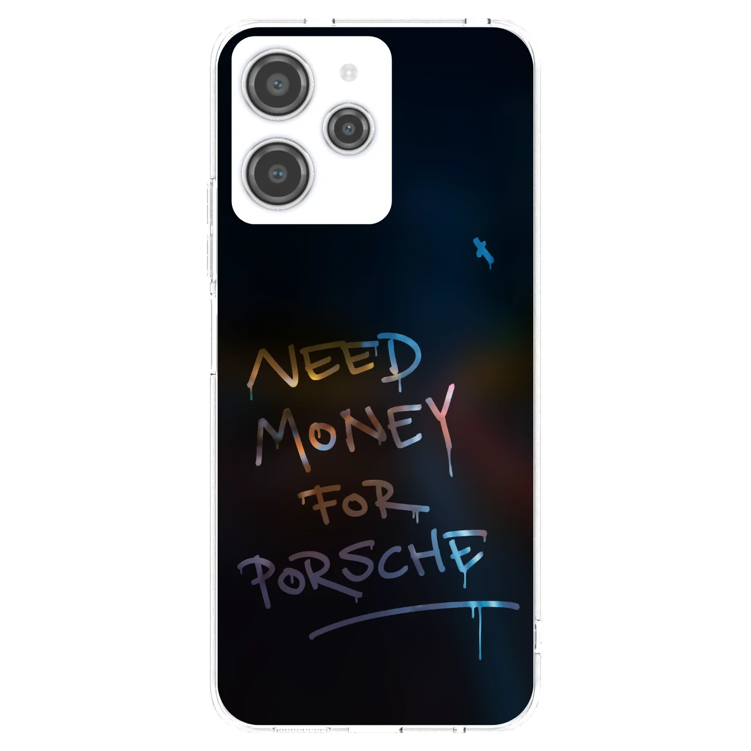 Picasee silikonski prozorni ovitek za Xiaomi Redmi 12 4G - Neon Nights