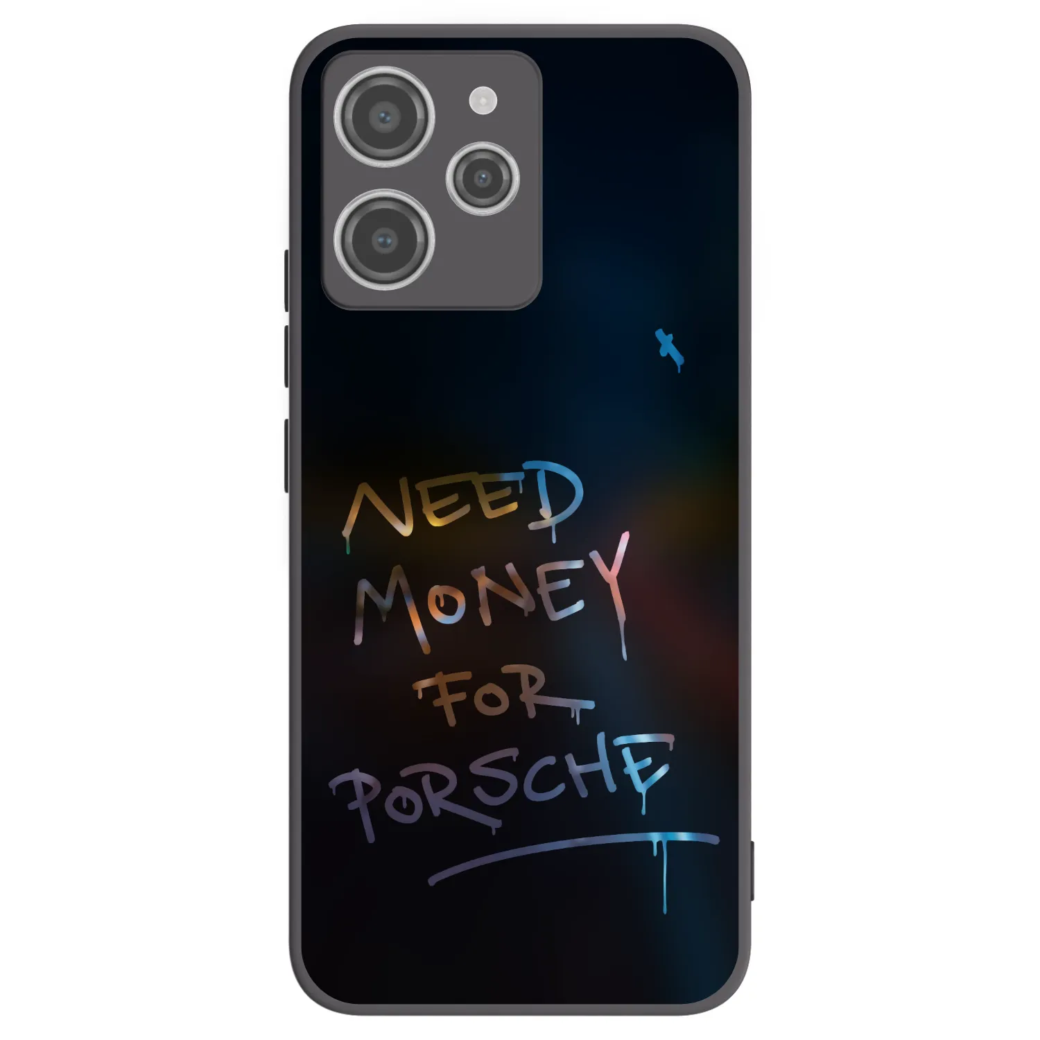 Picasee silikonski črni ovitek za Xiaomi Redmi 12 4G - Neon Nights