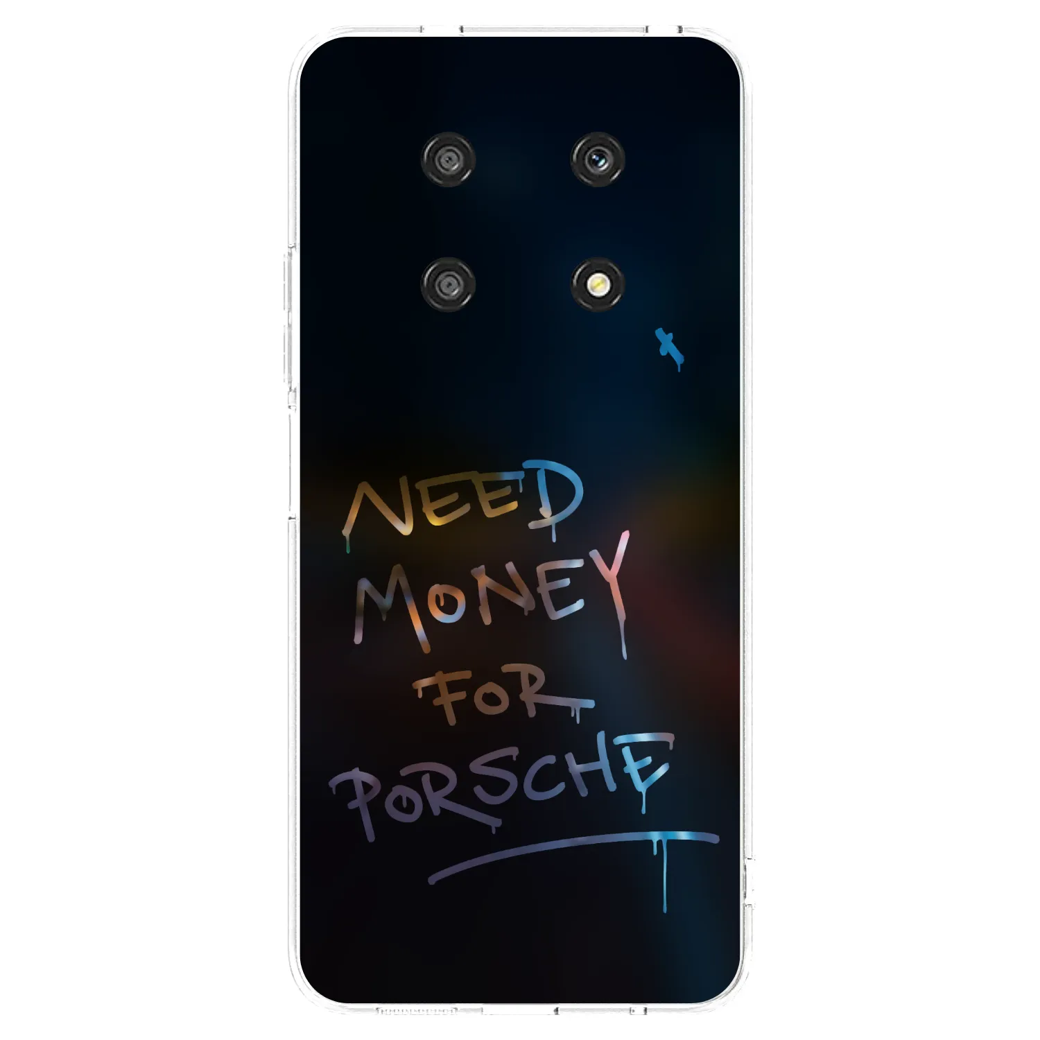 Picasee silikonski prozorni ovitek za Honor Magic4 Lite 5G - Neon Nights