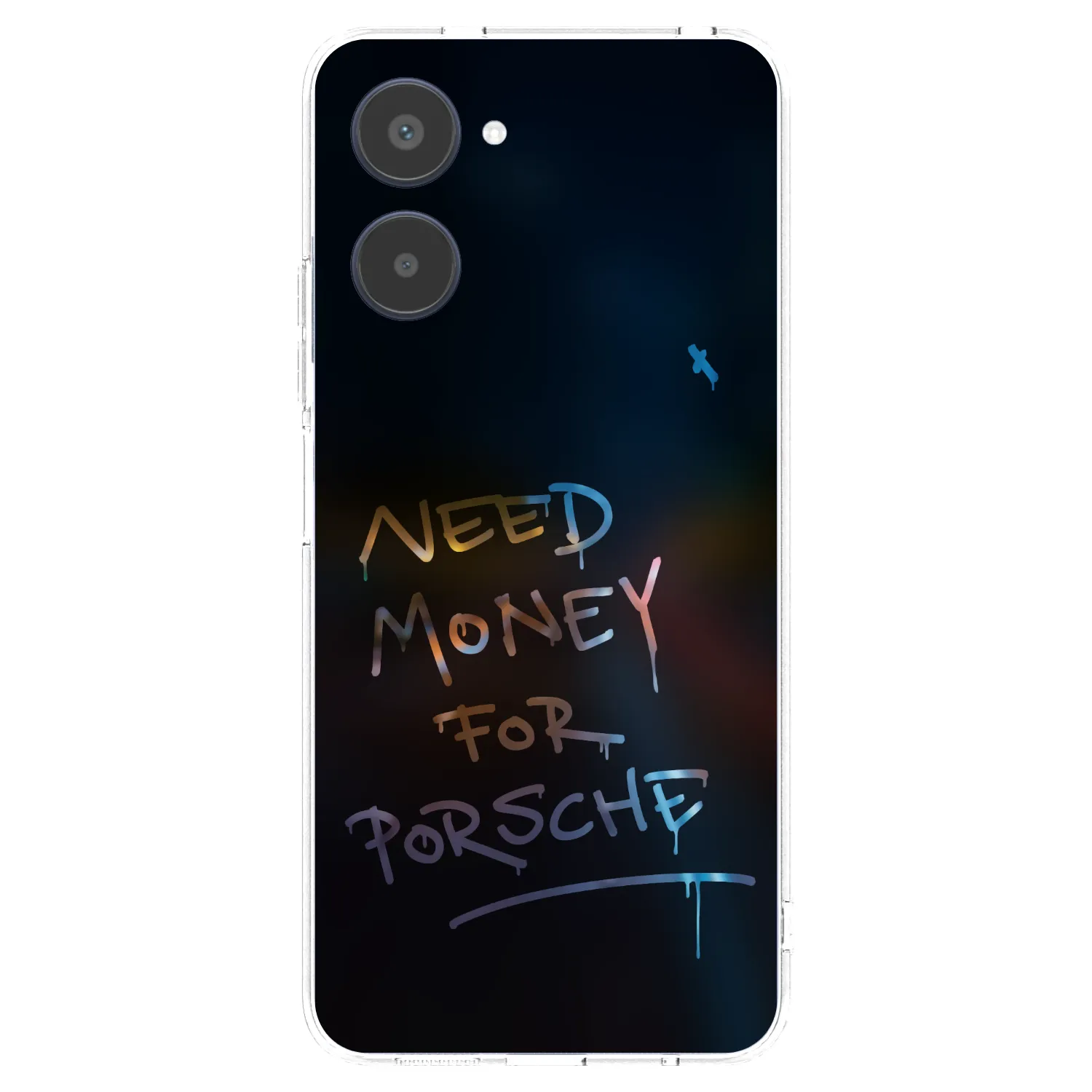 Picasee silikonski prozorni ovitek za Realme 10 4G - Neon Nights
