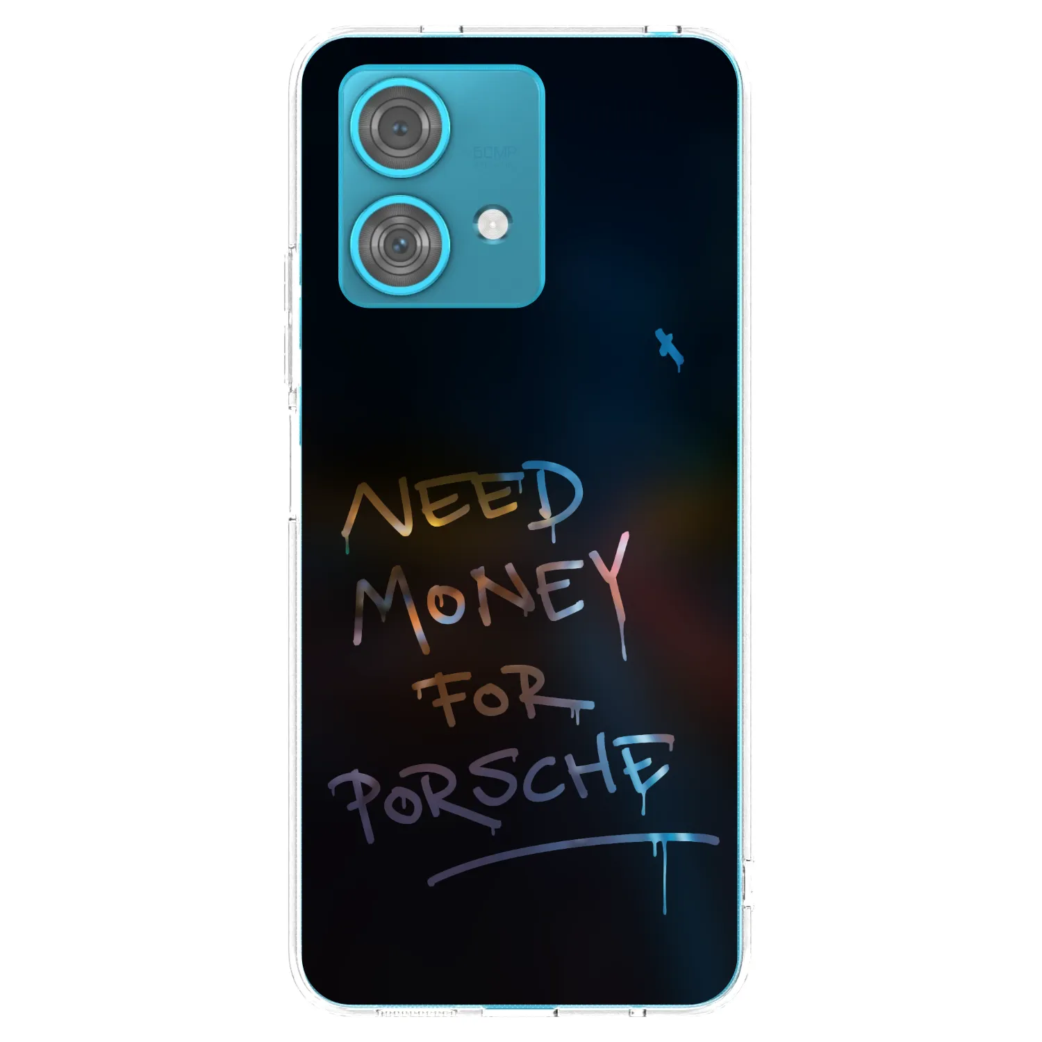 Picasee silikonski prozorni ovitek za Motorola Edge 40 Neo - Neon Nights
