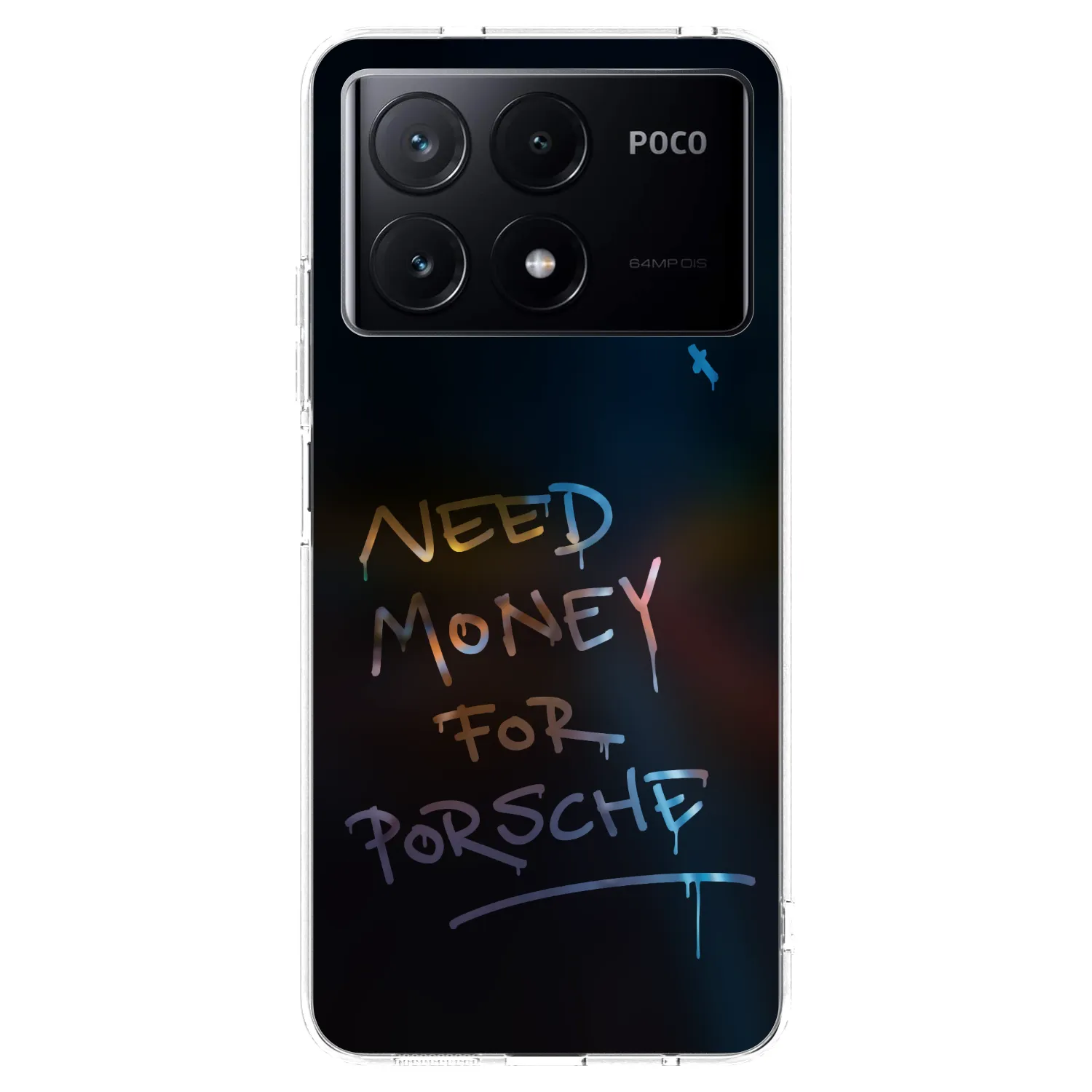 Picasee silikonski prozorni ovitek za Xiaomi Poco X6 Pro - Neon Nights